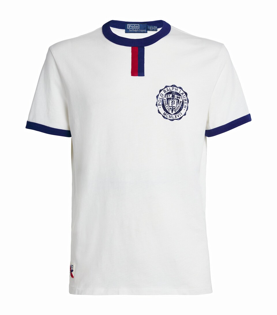 Cotton Crest Print T-Shirt