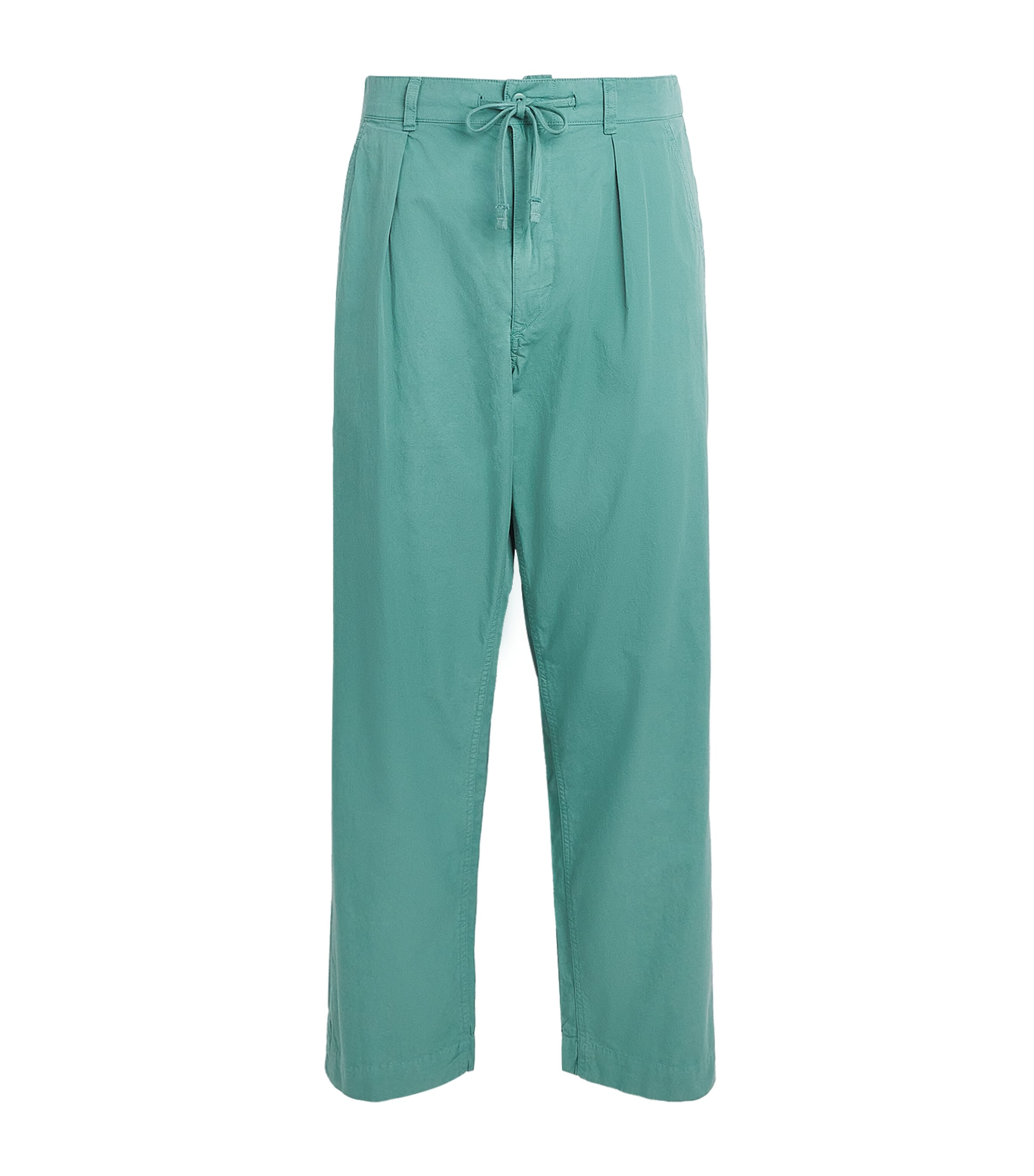 Stretch-Cotton Twill Prepster Trousers