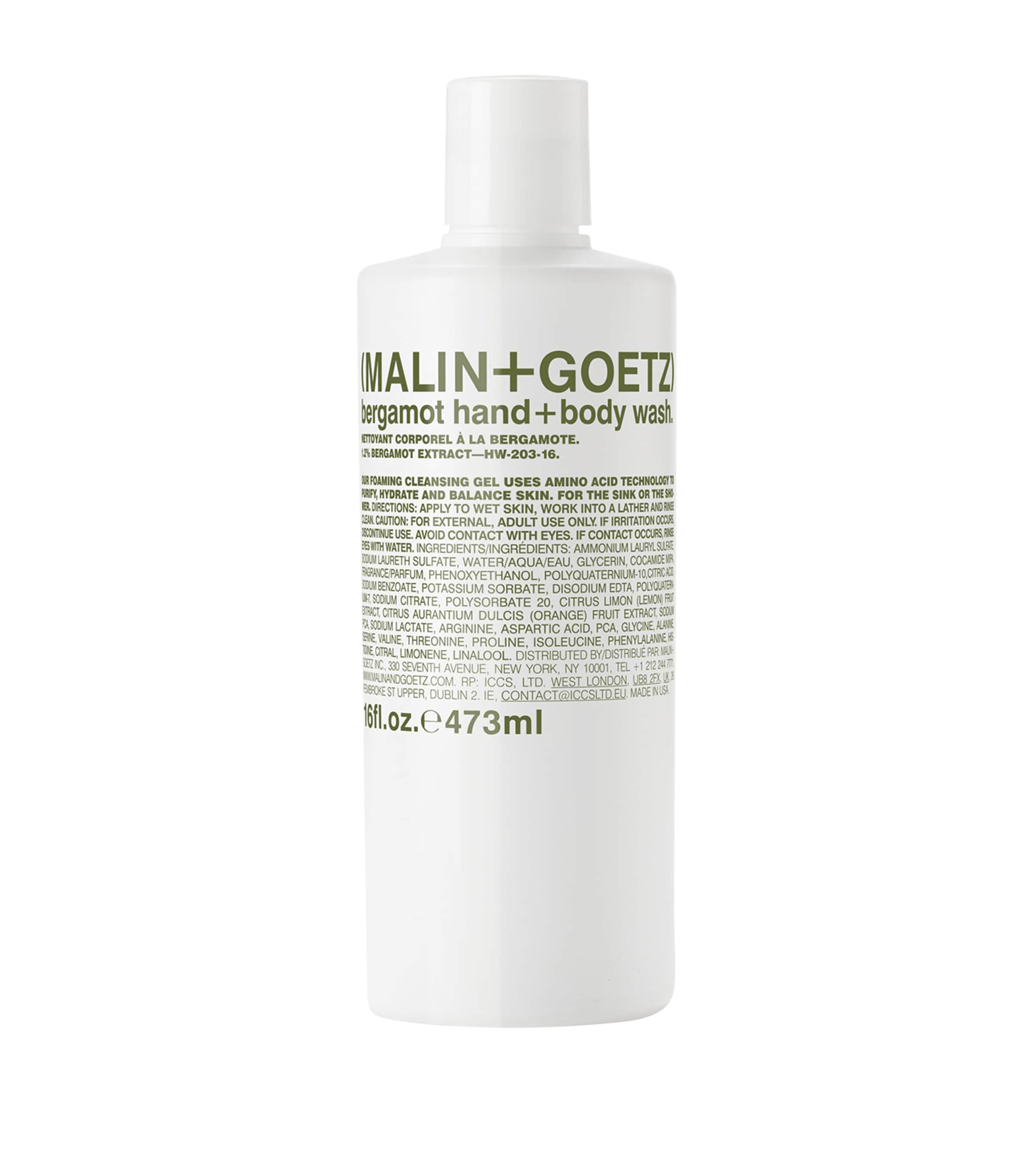 MALIN+GOETZ Bergamot Hand + Body Wash (473ml)