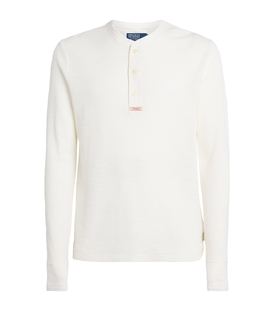 Long-Sleeve Henley T-Shirt