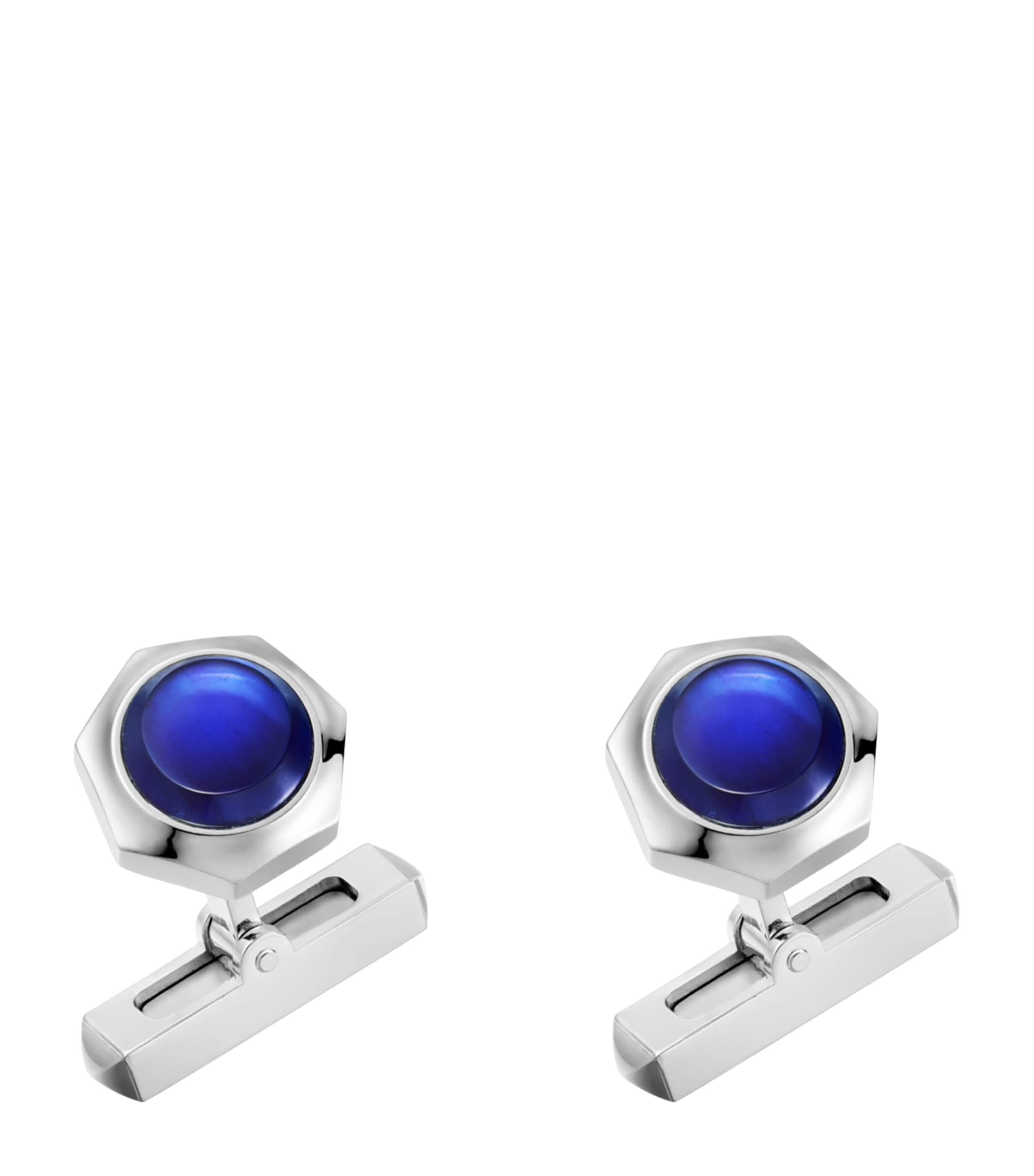 Sterling Silver Santos de Cartier Cufflinks