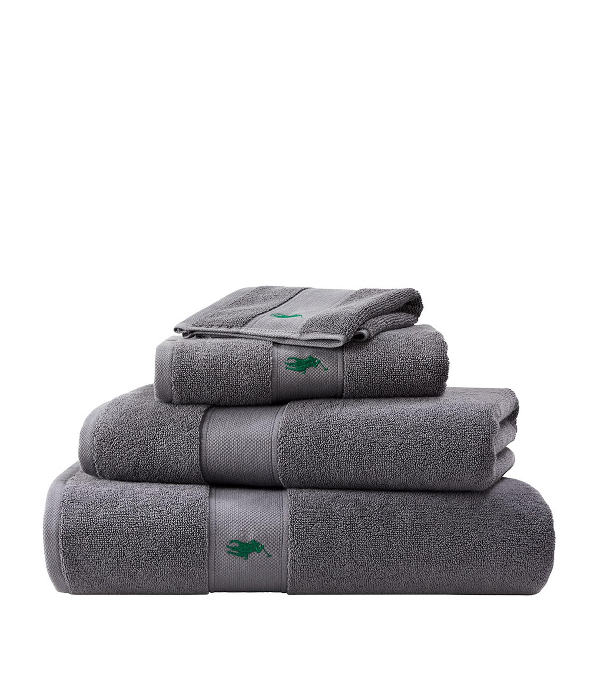 Ralph Lauren Home Polo Player Bath Towel (70cm x 140cm) Barclay Heather