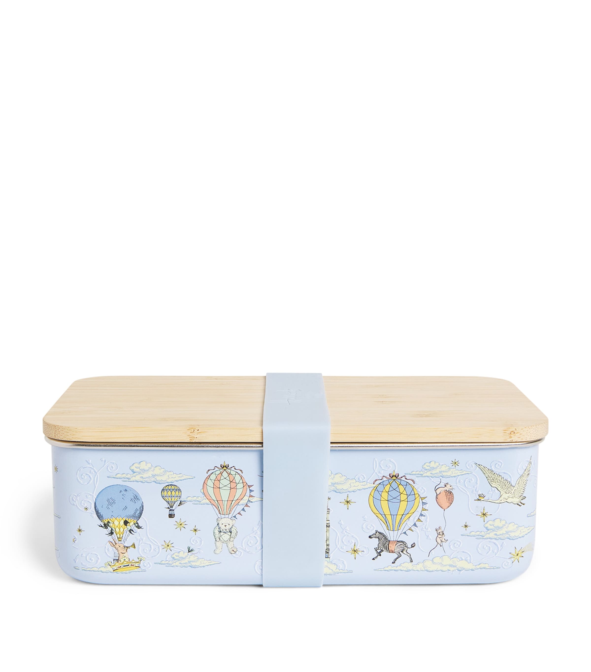 Harrods Metal Icons Lunch Box Blue