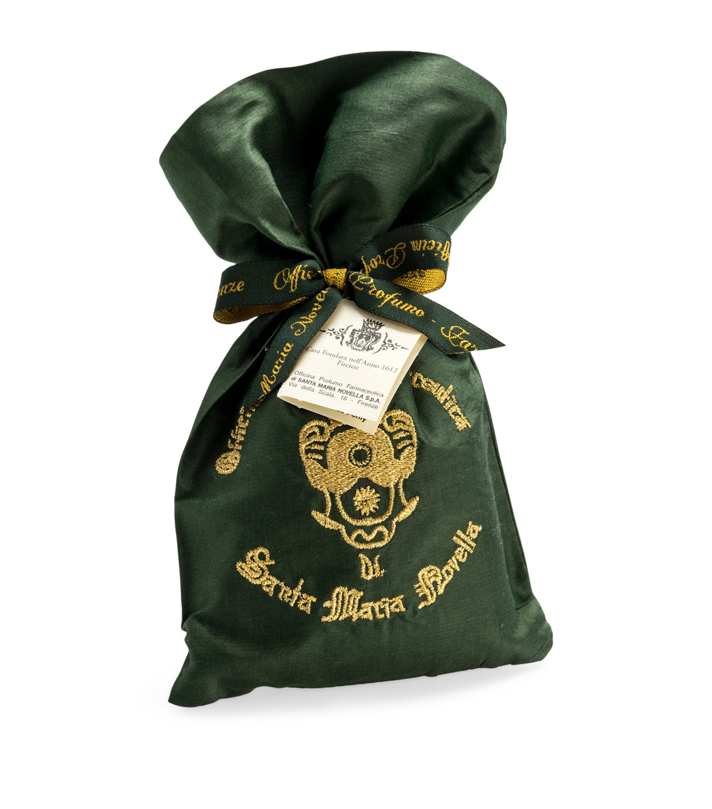 SANTA MARIA NOVELLA Pot Pourri Green Embroidered Silk Bag (40g)