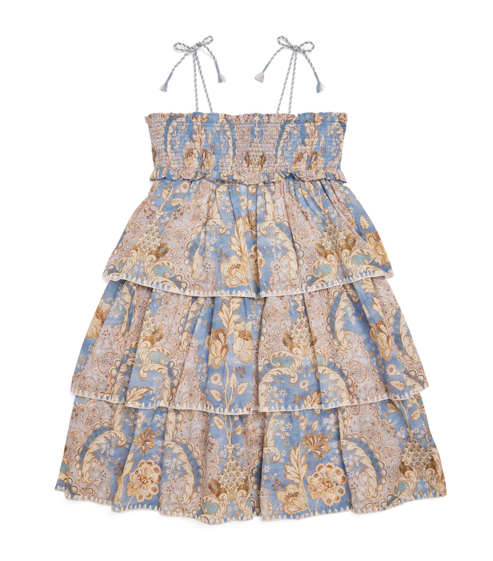 Cotton Daylight Tiered Dress (2-12 Years)