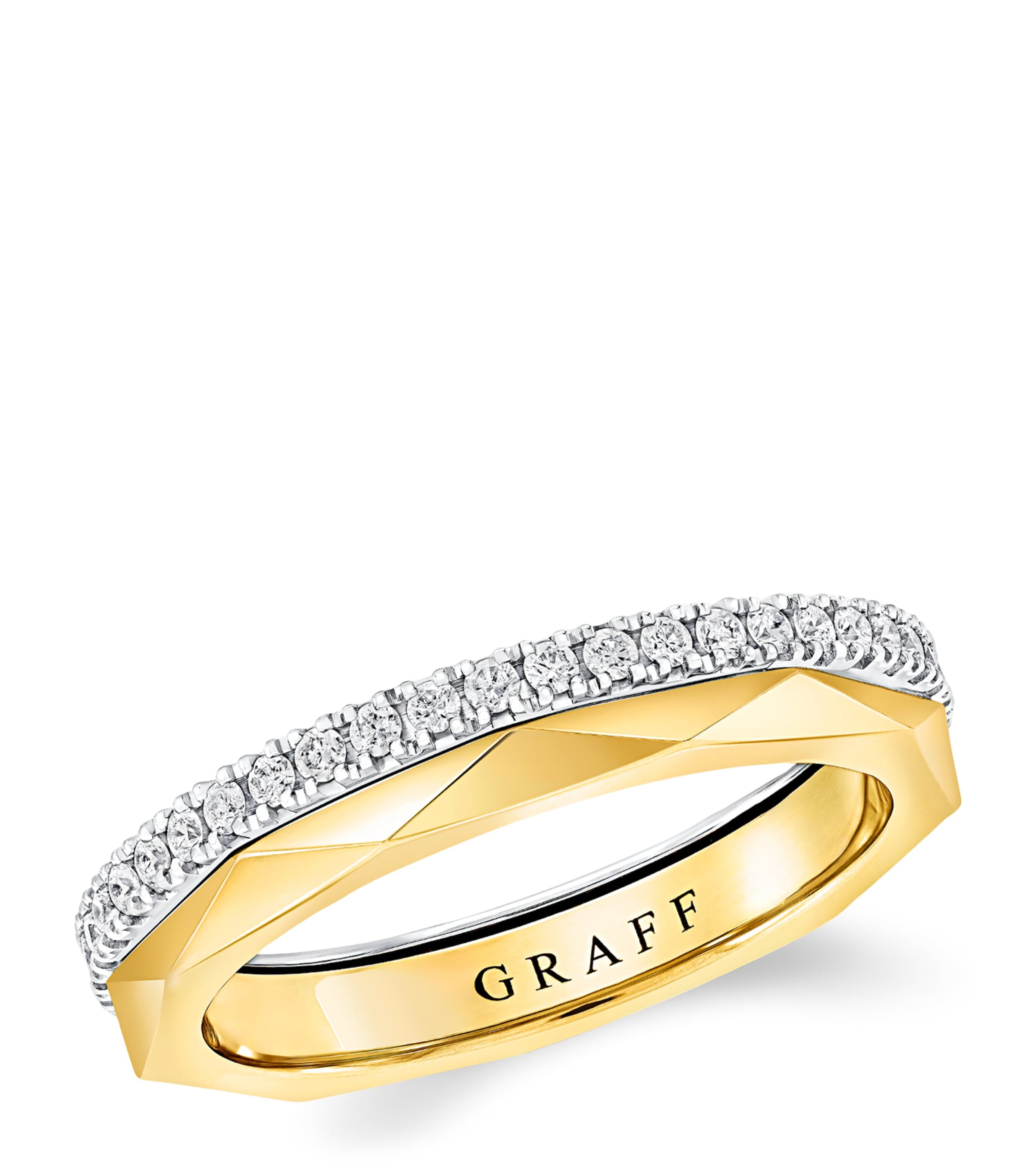 Yellow Gold and Diamond Laurence Graff Signature Ring