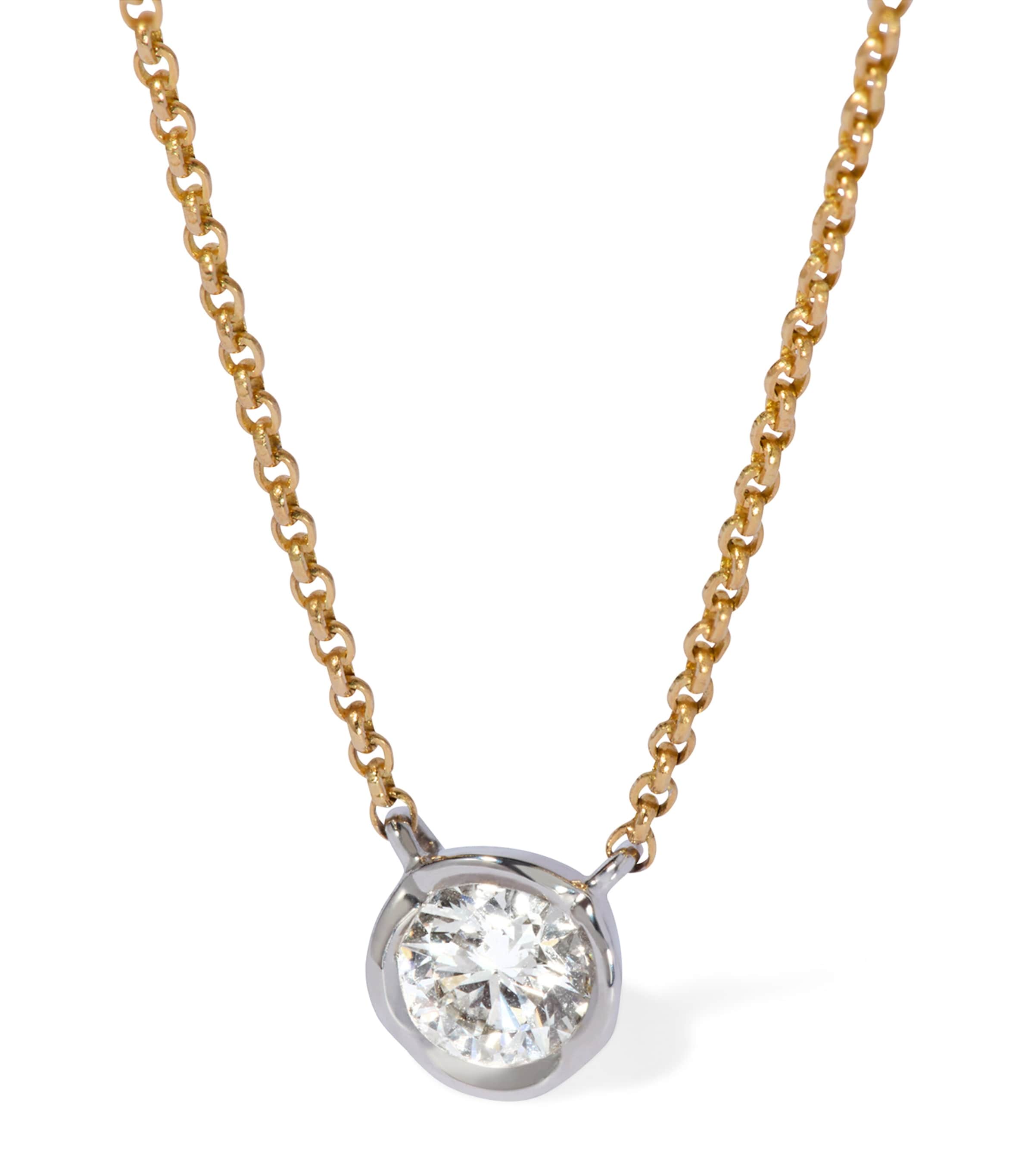 Annoushka Yellow Gold and Diamond Whoopsie Daisy Necklace Yellow Gold