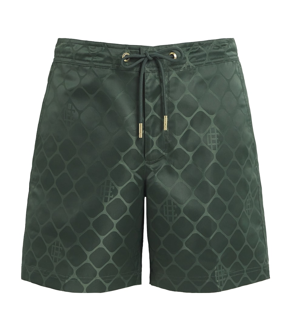 Jacquard Monogram Oceano Swimshorts