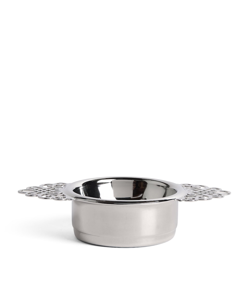 Harrods Stainless Steel Tea Strainer Silver