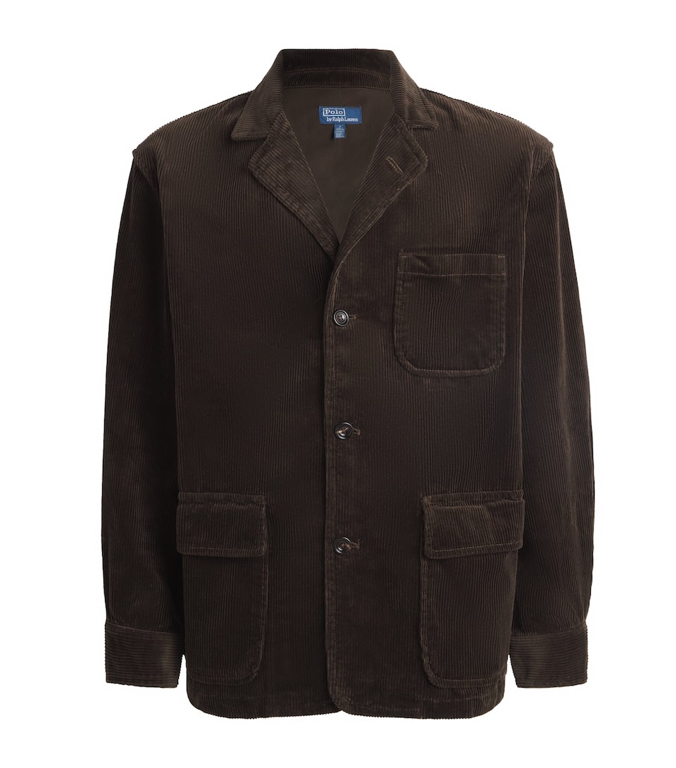Polo Ralph Lauren Mens Cotton Corduroy Finley Jacket Dark Beech