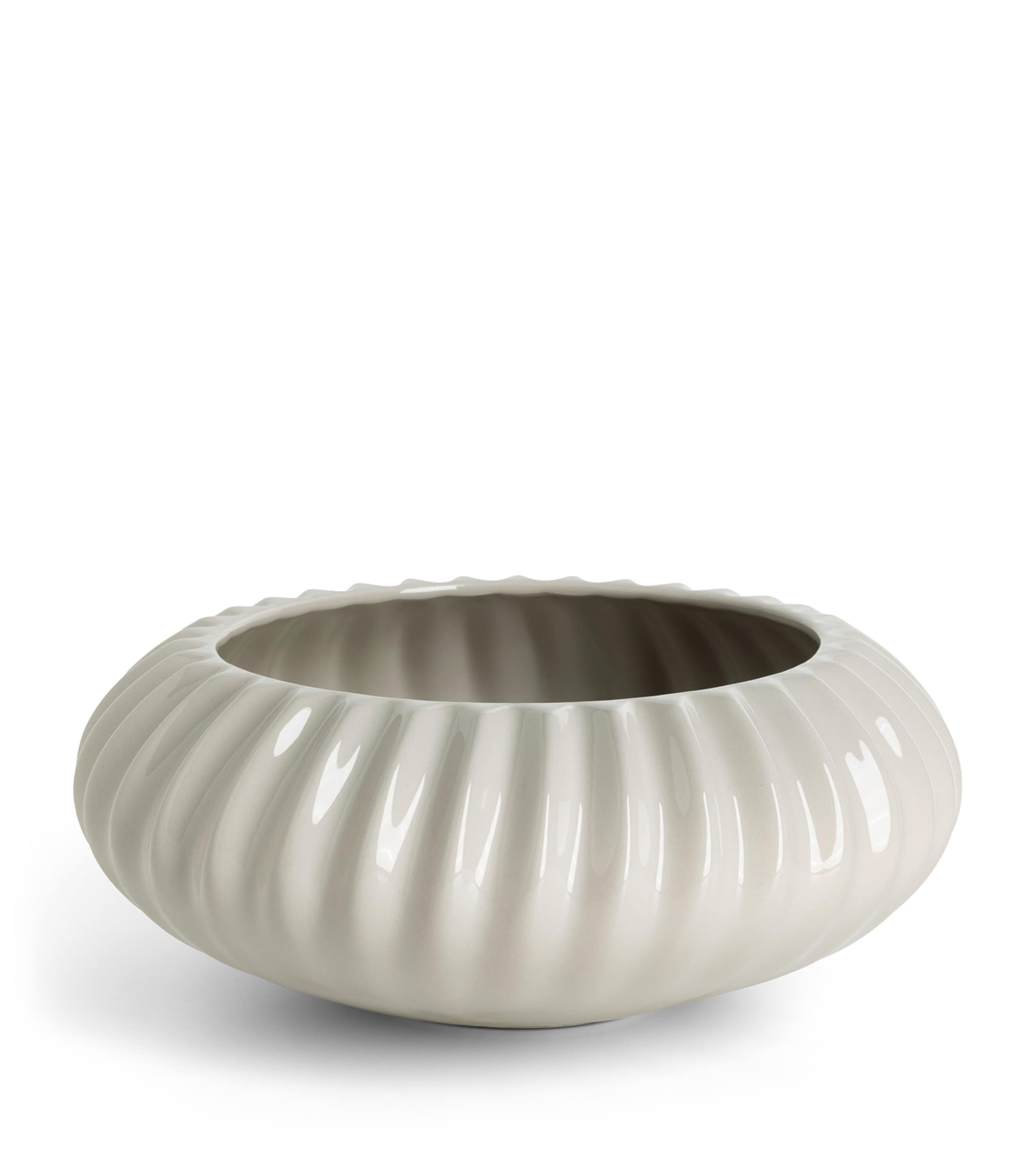 Poltrona Frau Wide Ceramic Shiwa Vase (11cm) White