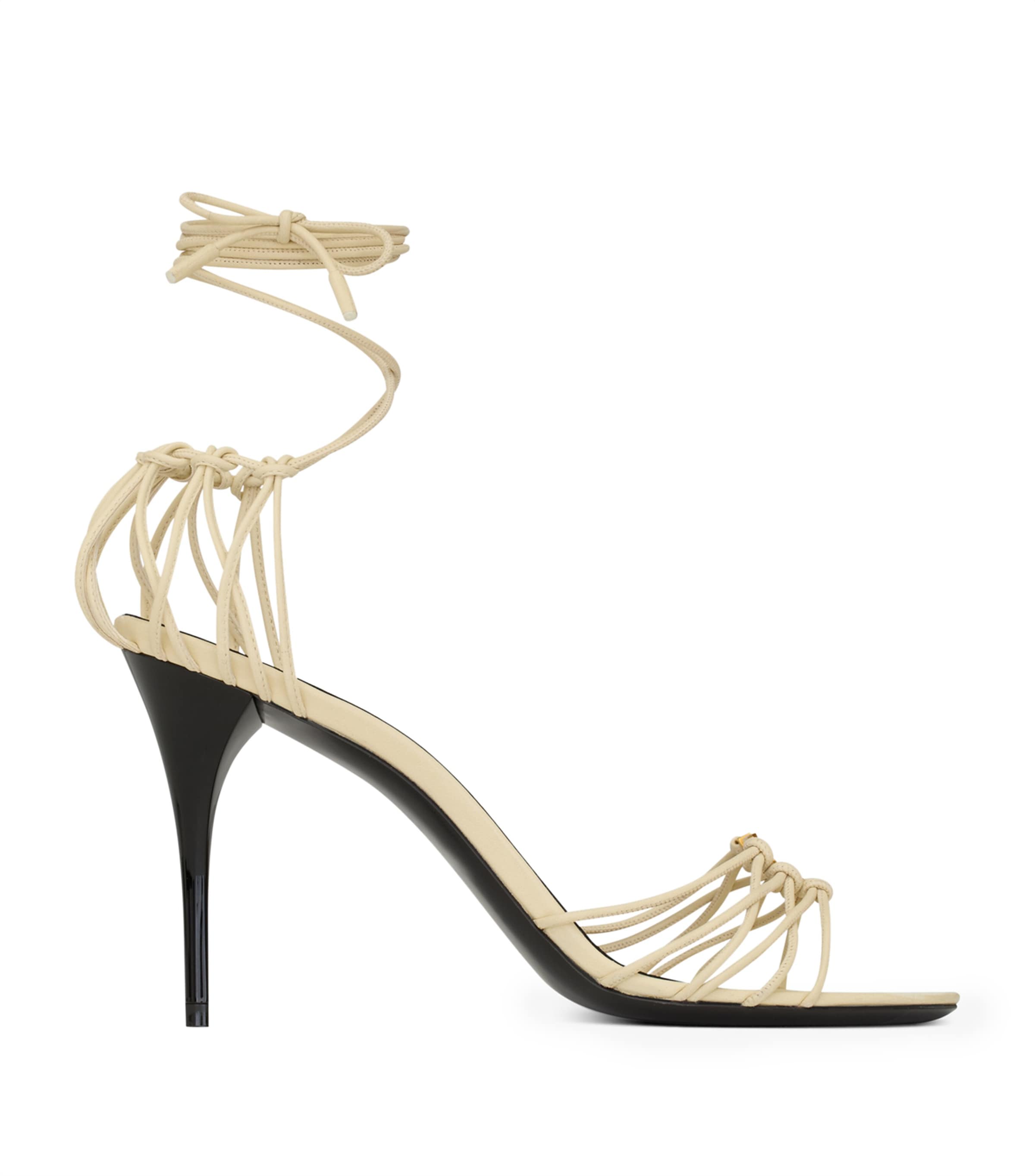 Saint Laurent Leather Babylone Sandals 90 | Harrods US