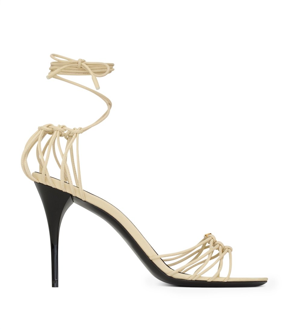 Leather Babylone Sandals 90