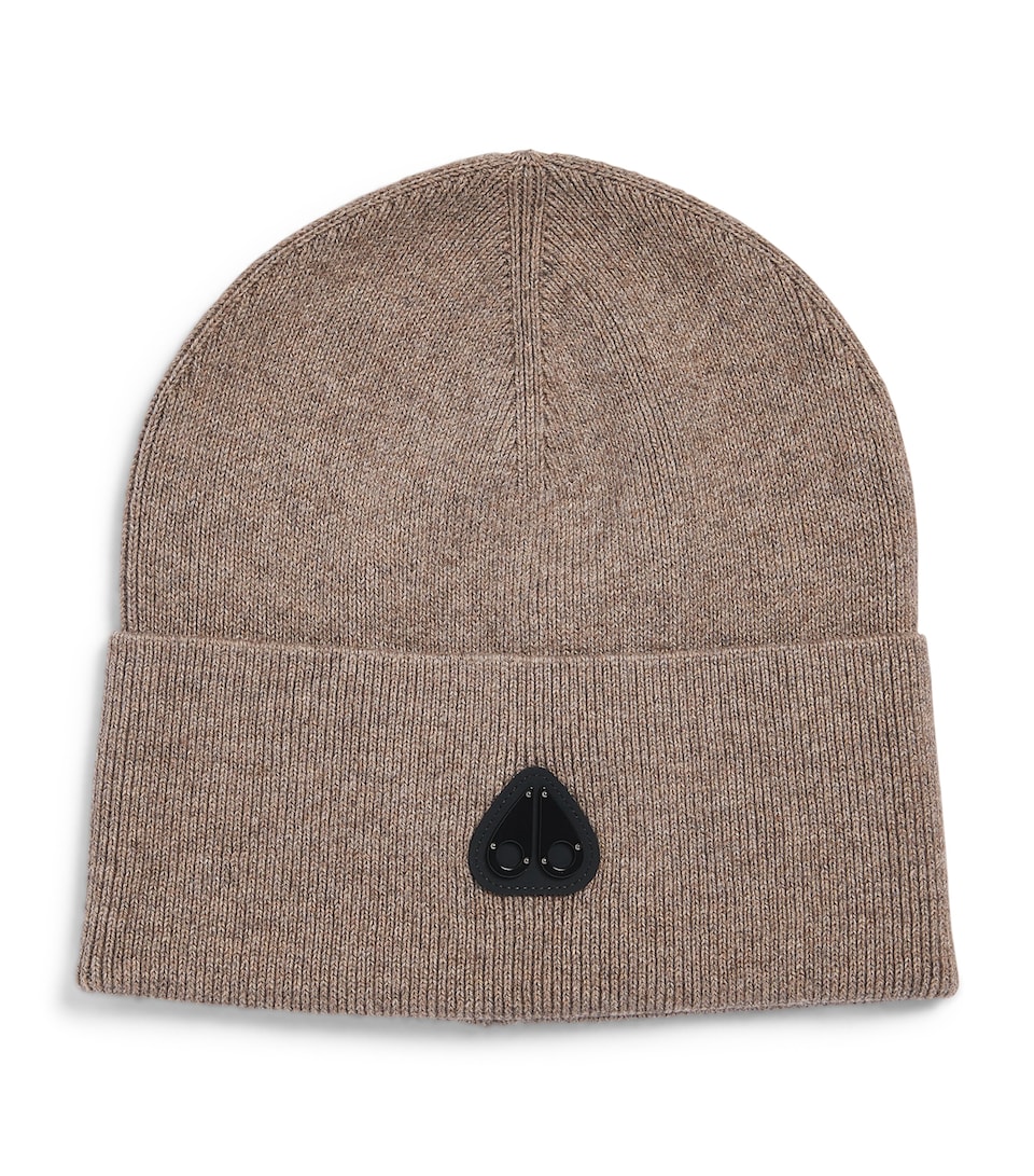 Moose Knuckles Wool-Cotton Frost Beanie Ashen