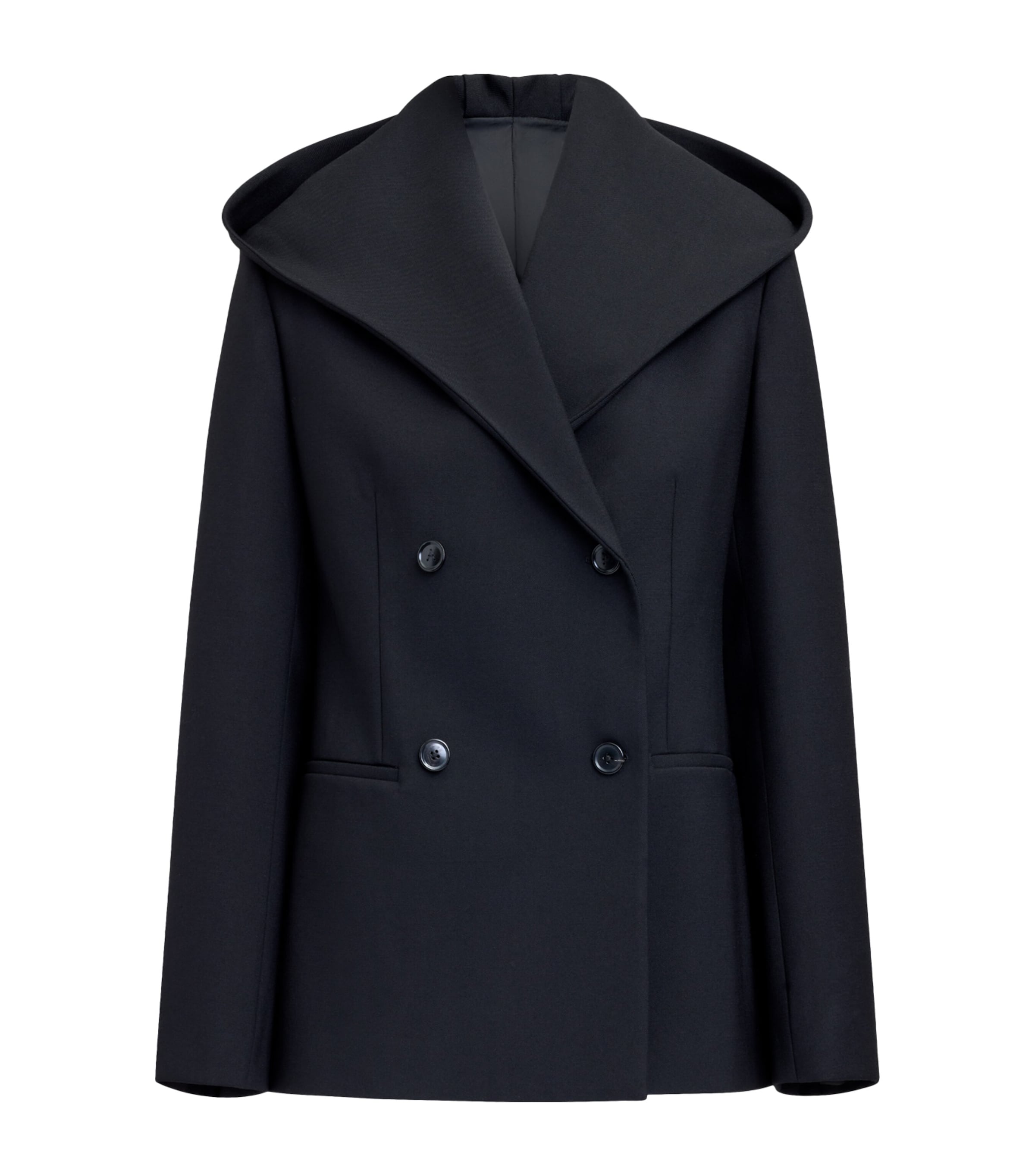 Virgin Wool Tailored Coat