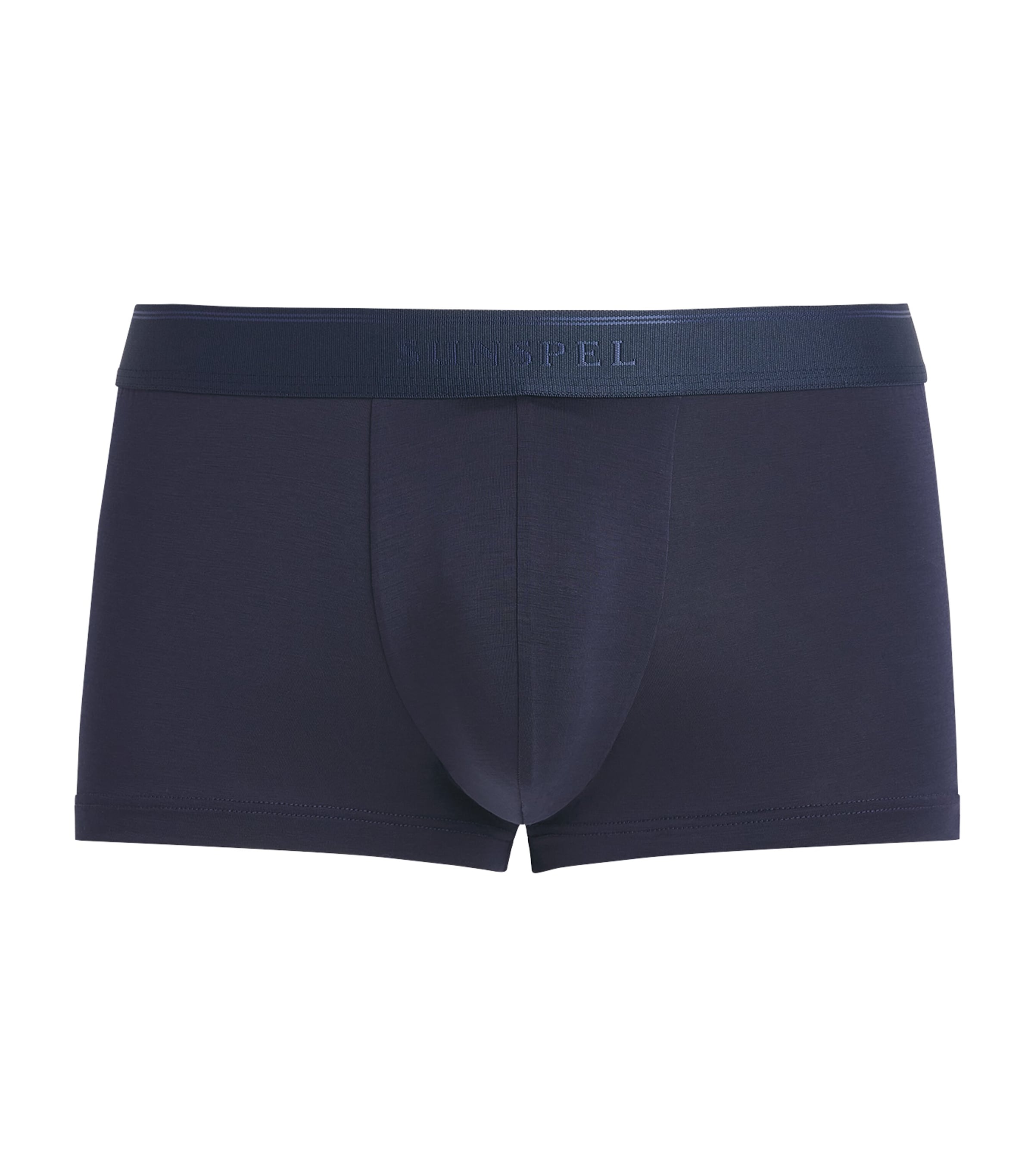 Sunspel Mens Stretch-Tencel Trunks Buaa Navy