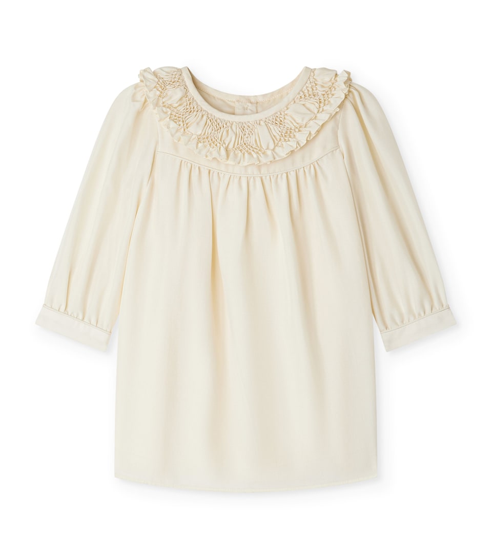Silk Frilled Dress (6-12 Months)