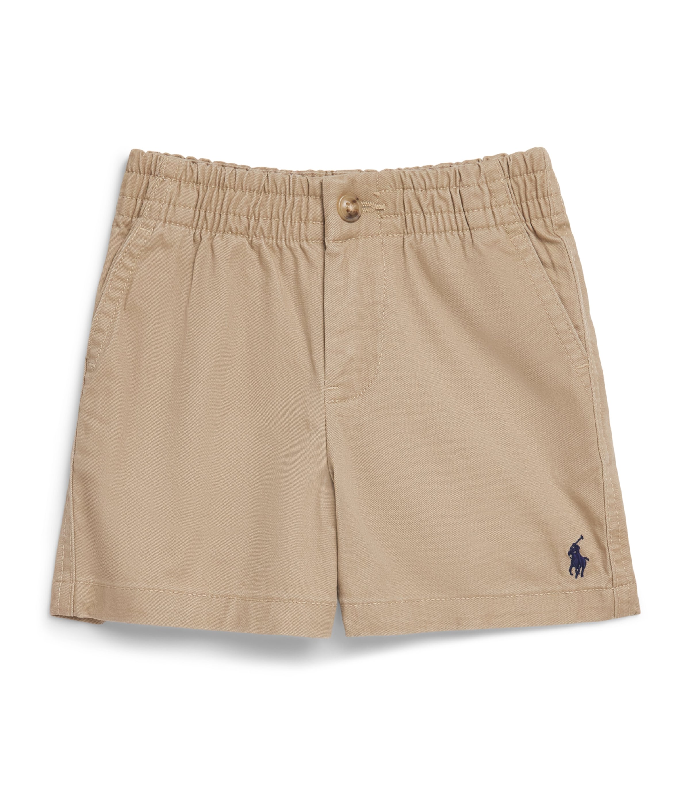 Ralph Lauren Kids Cotton Preppy Shorts (3-24 Months) Khaki Hill