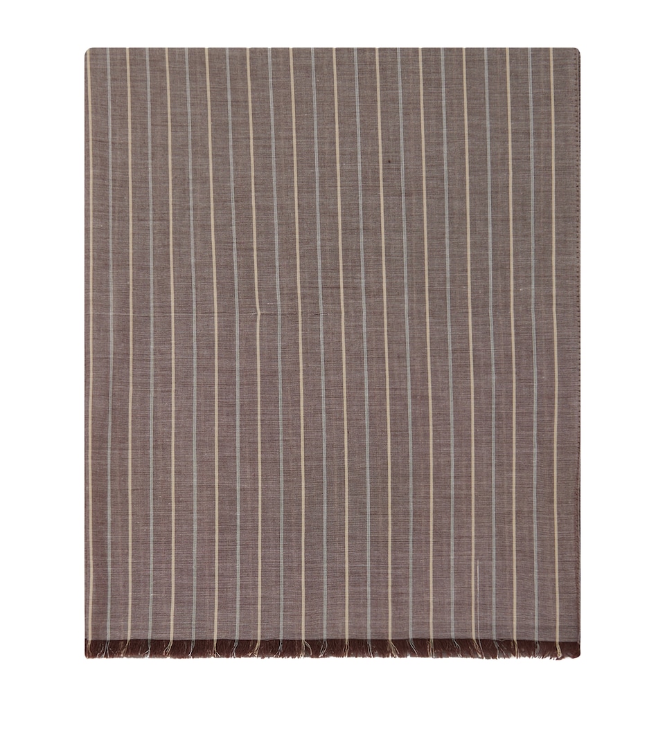 Guel Cotton Stripe Scarf