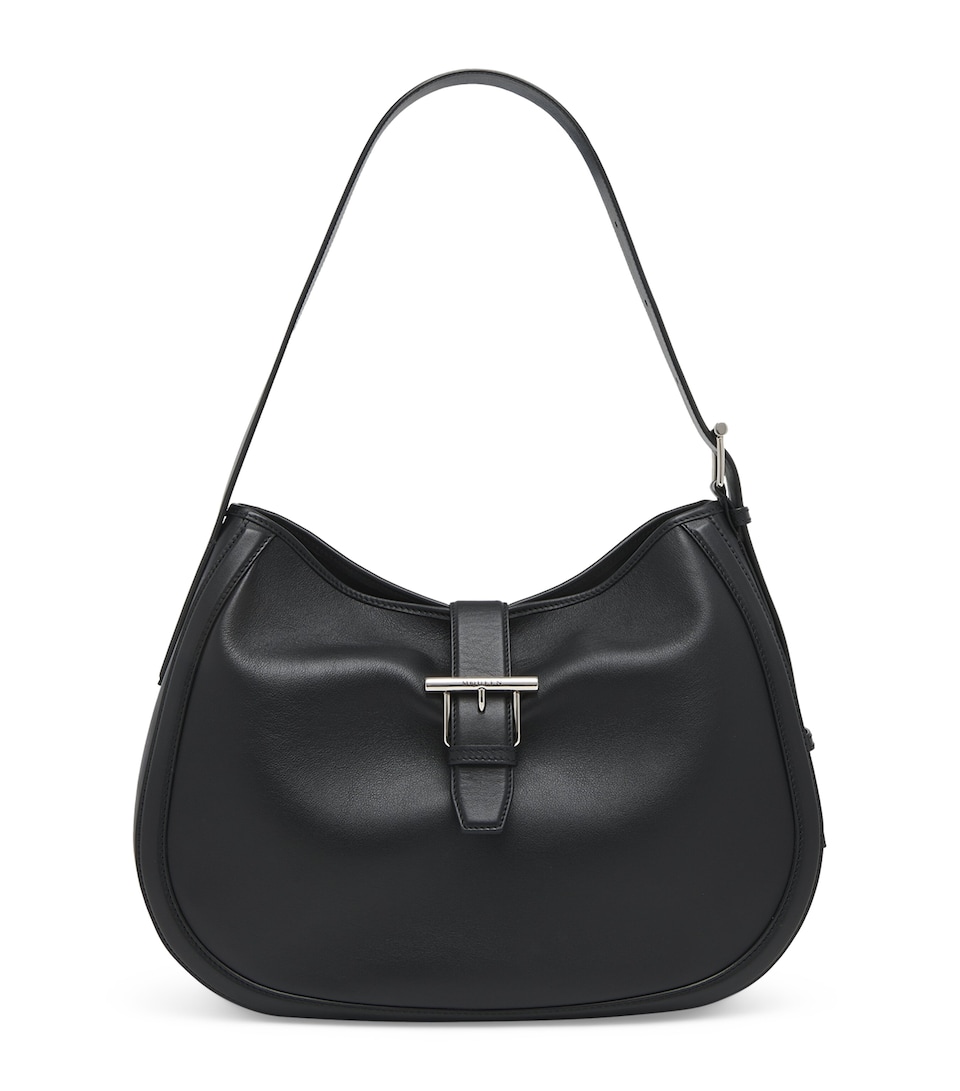 Leather T-Bar Shoulder Bag