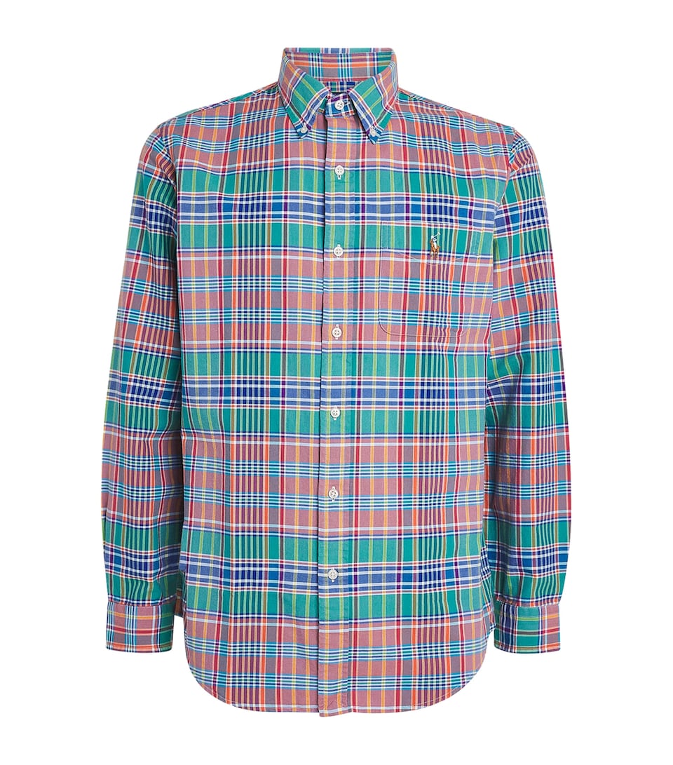 Cotton Check Oxford Shirt