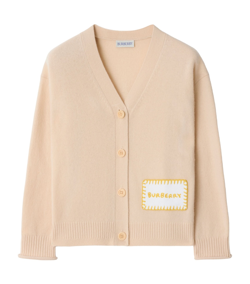 Wool Logo Patch Cardigan (3-12 Years)