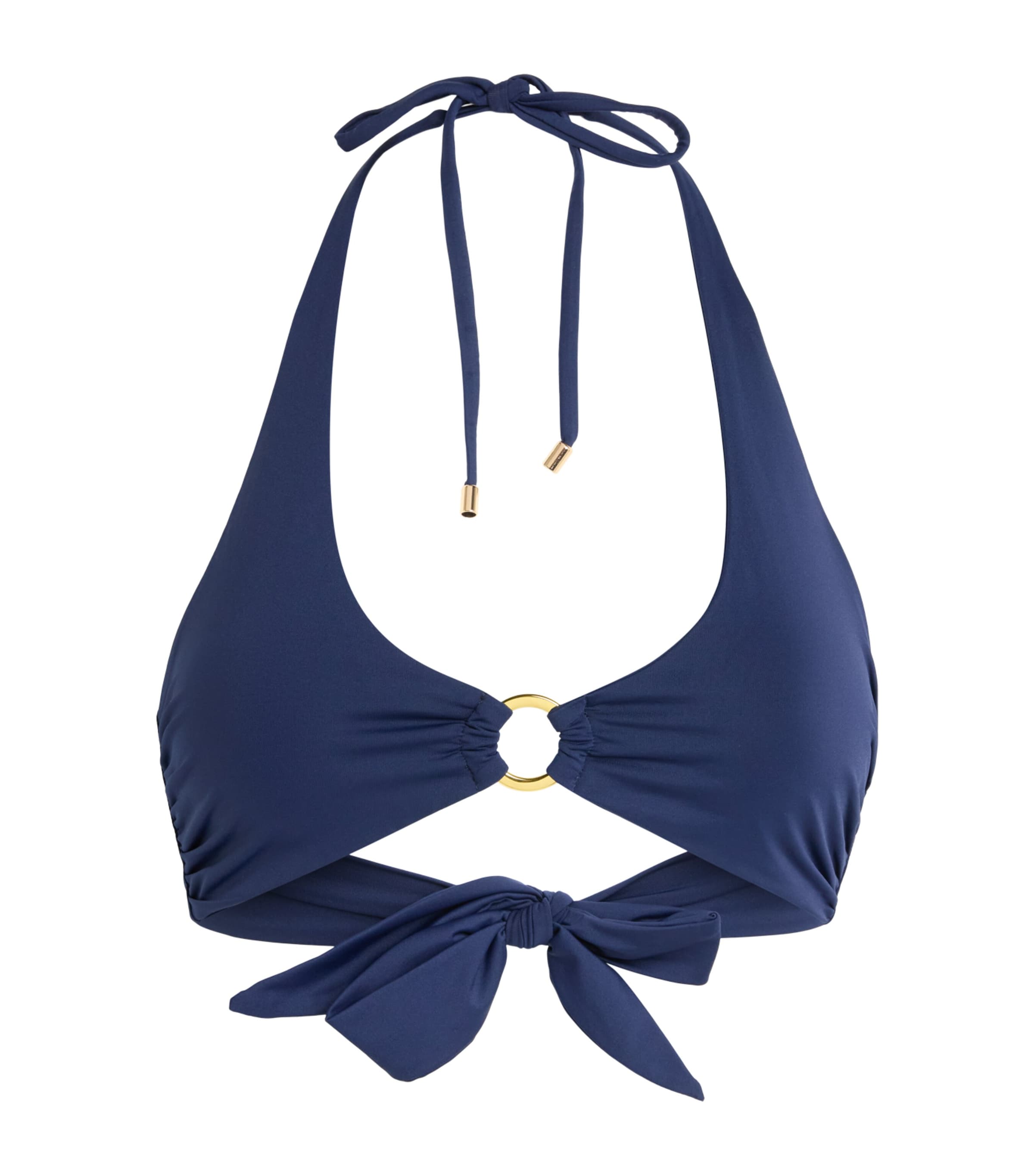 AWAY THAT DAY Womens Sorrento Bikini Top French Navy