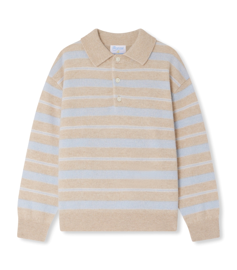 x Guest In Residence Cashmere Louie Polo Sweater (4-8 Years)