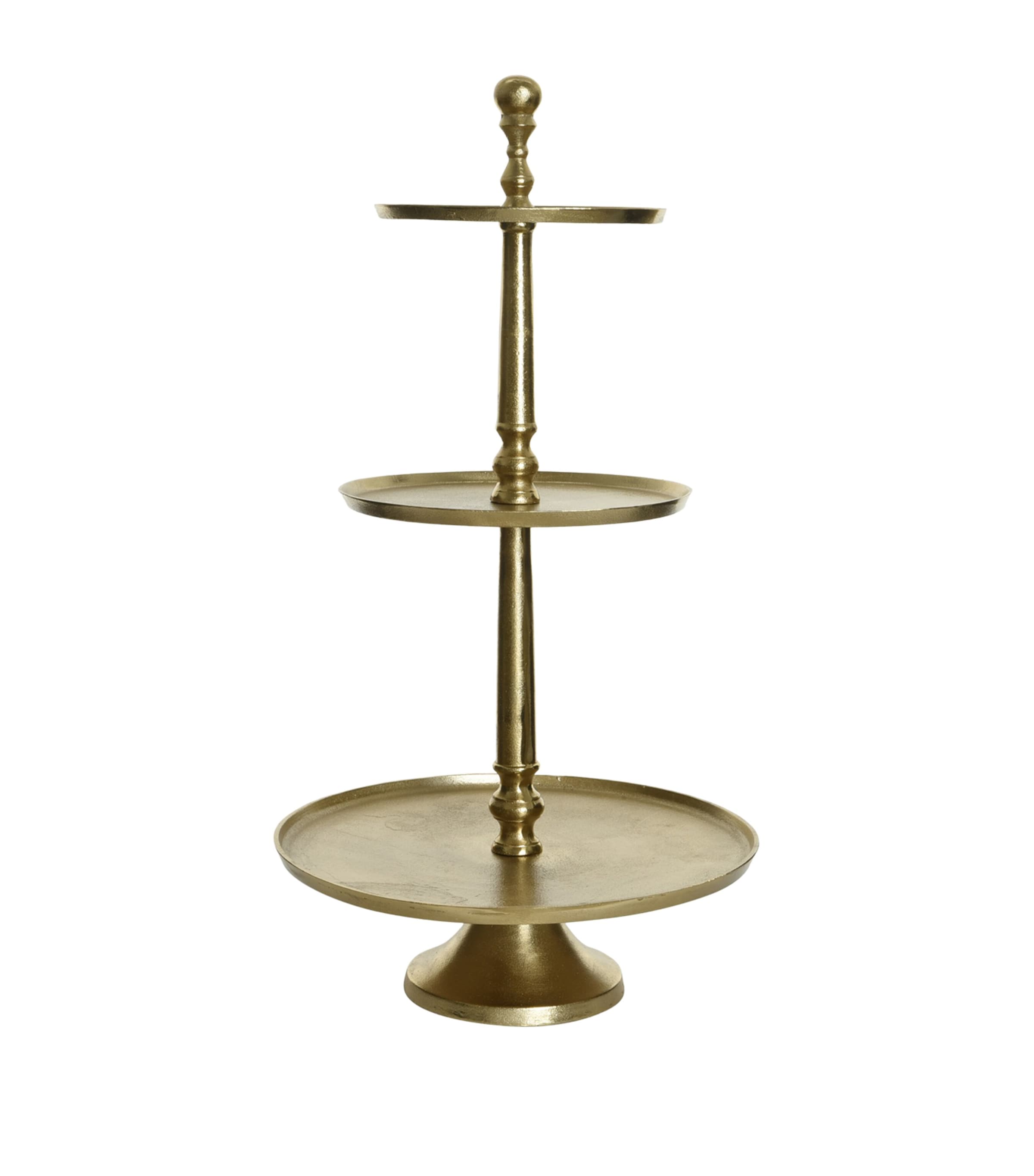 Harrods 3-Tier Cake Stand Gold