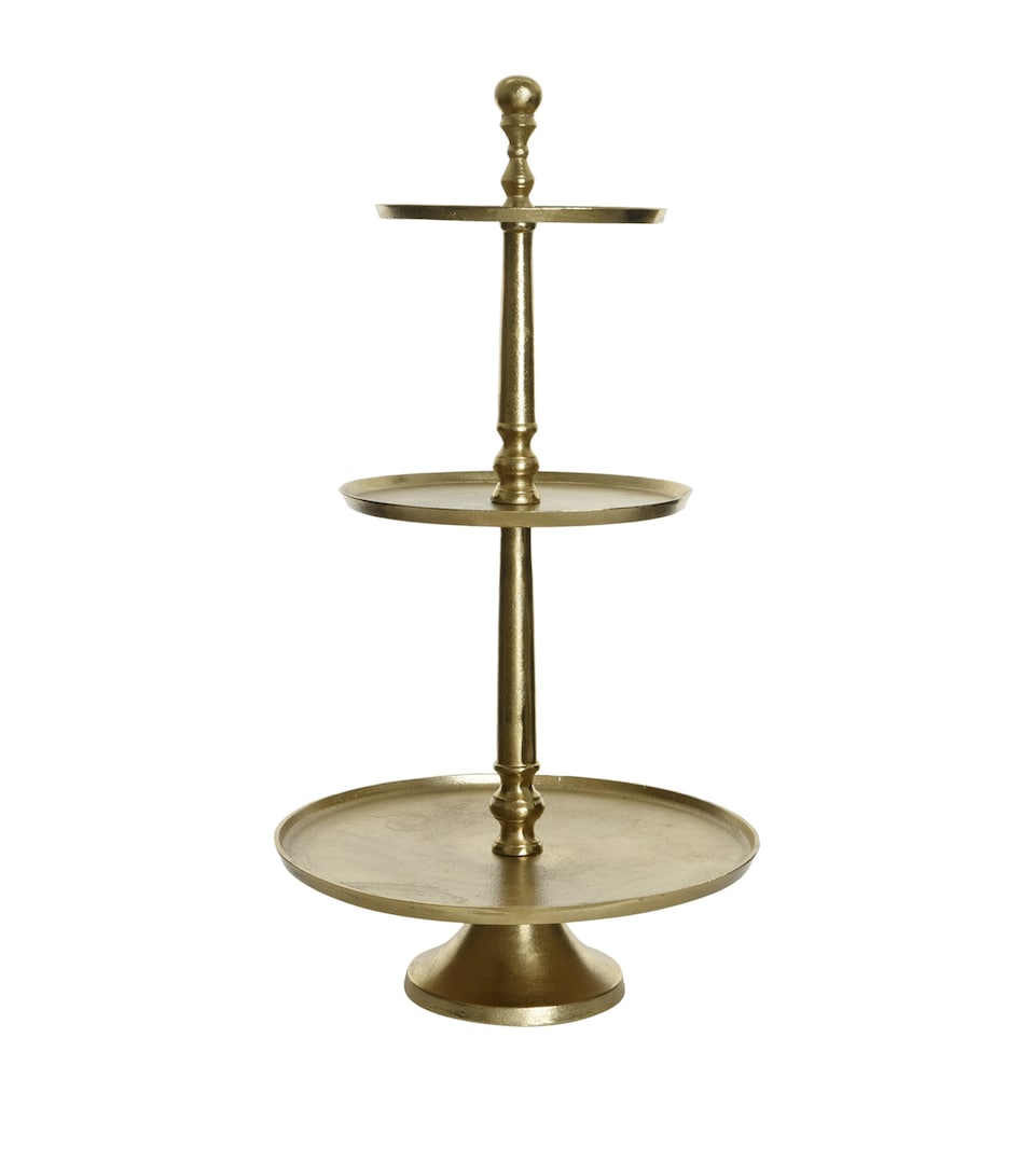 Harrods 3-Tier Cake Stand Gold