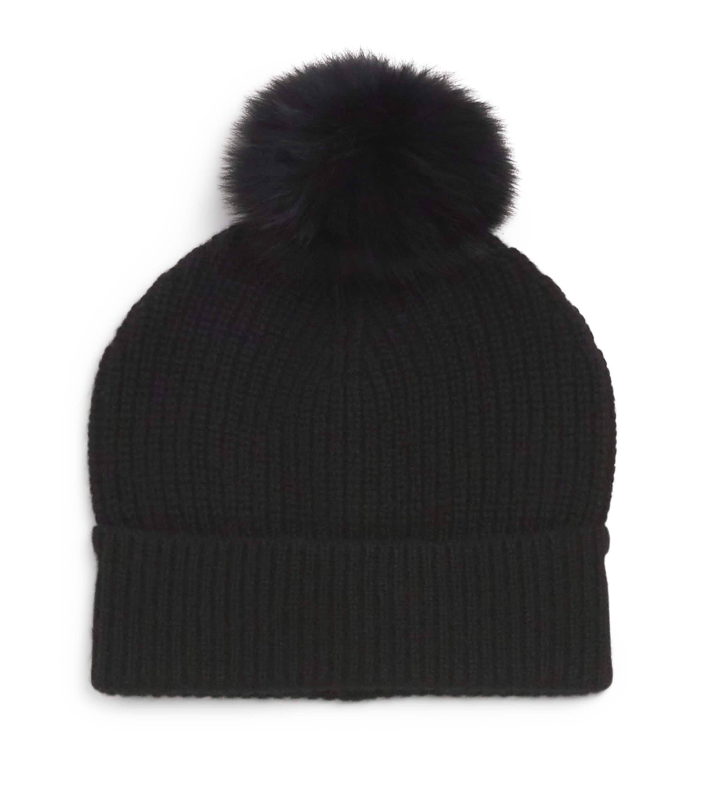 Cashmere Pom-Pom Beanie
