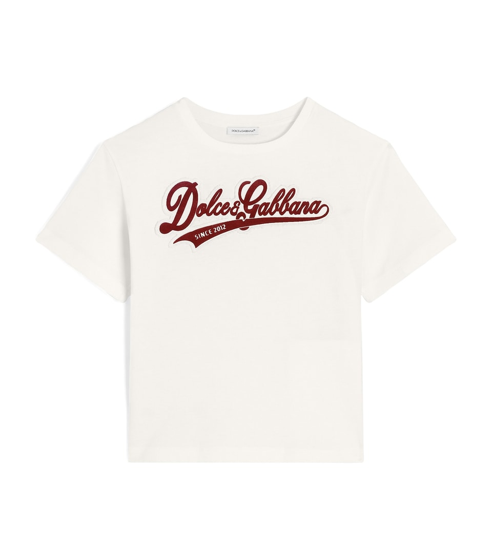 Dolce&Gabbana Kids Logo T-Shirt (8-14 Years) White
