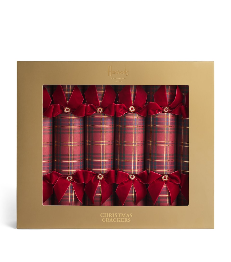 Harrods Tartan Christmas Crackers (Set of 6)