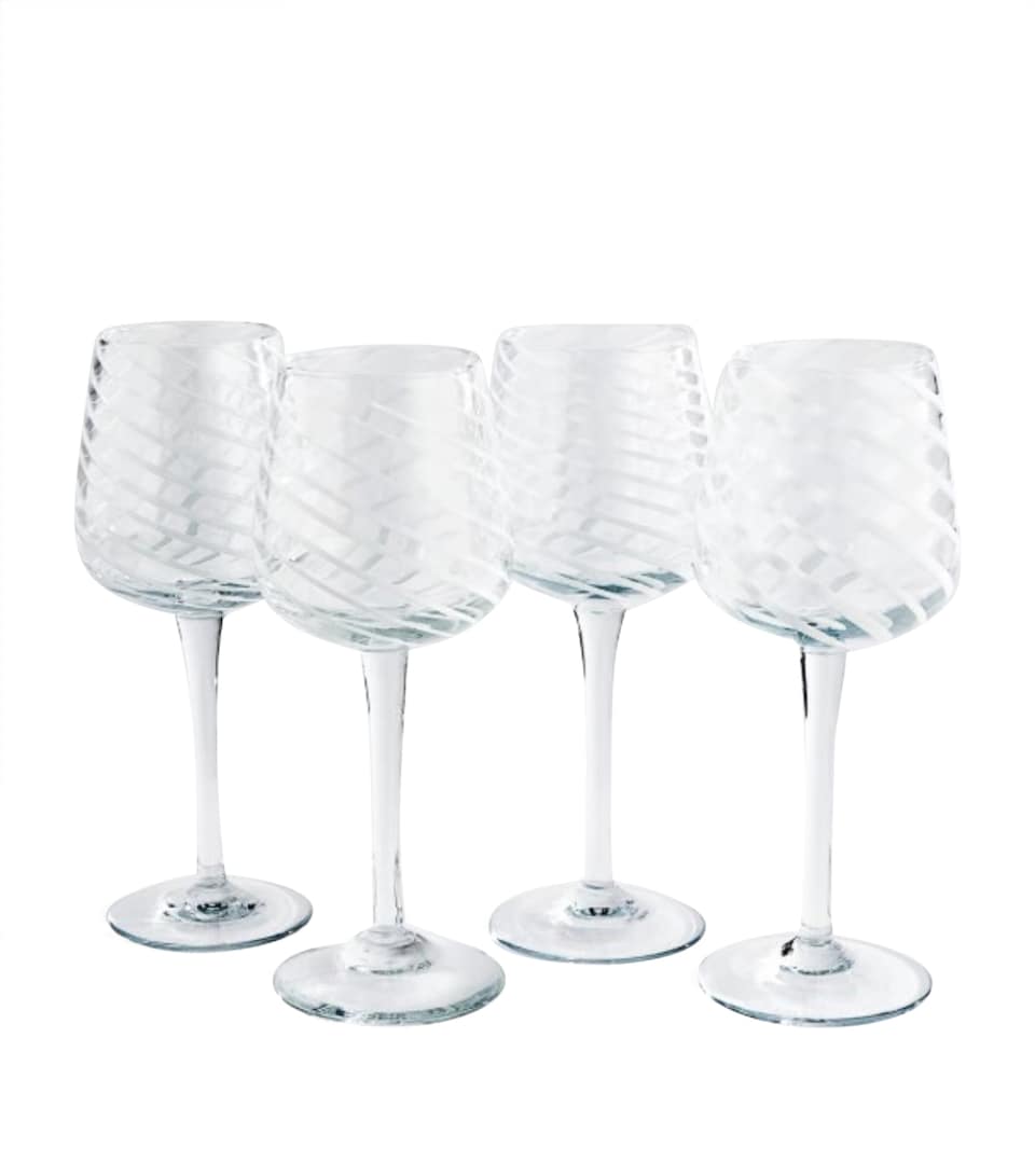 Set of 4 Coletta Red Wine Glasses