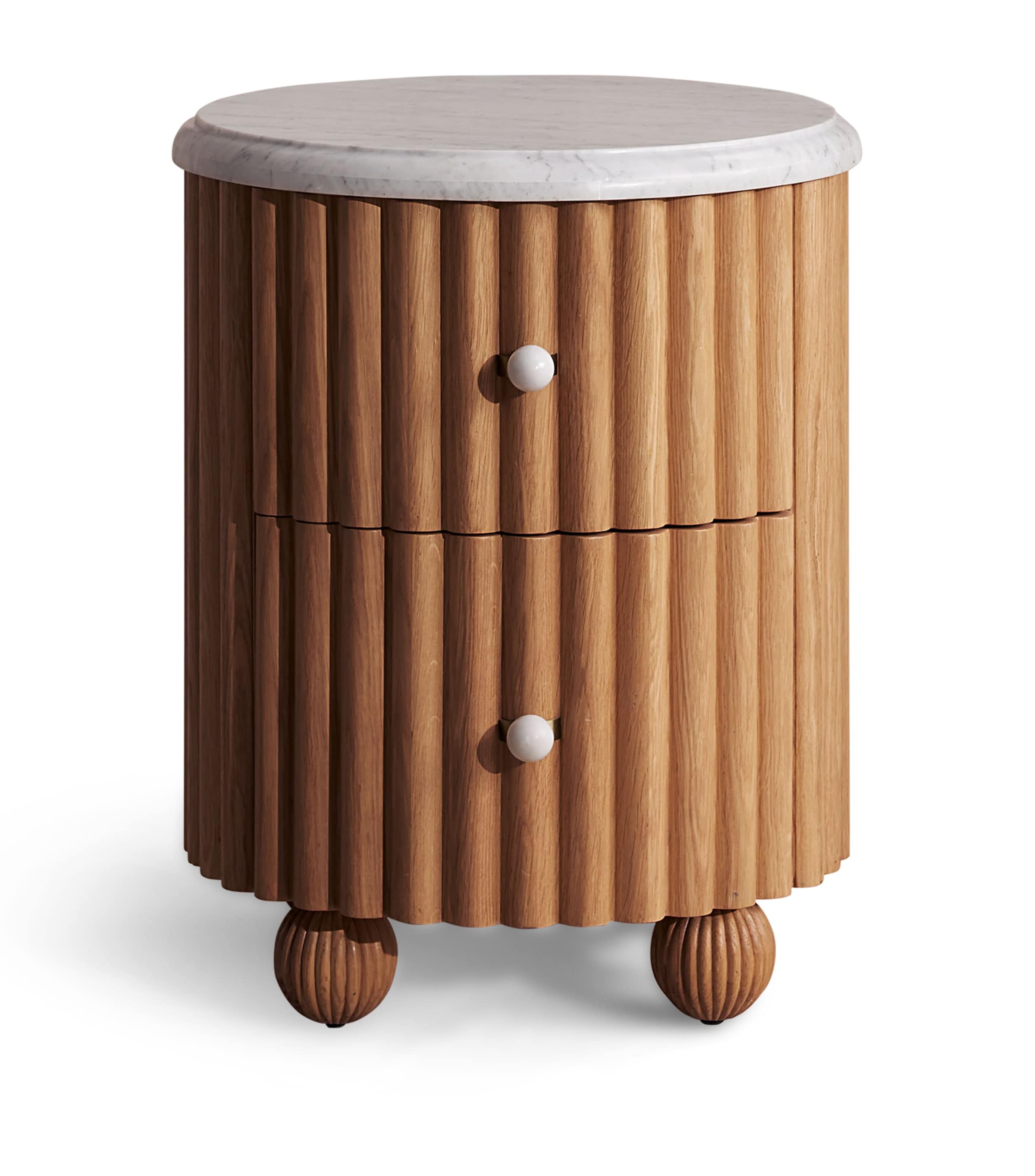 Soho Home Carlisle Bedside Table Natural