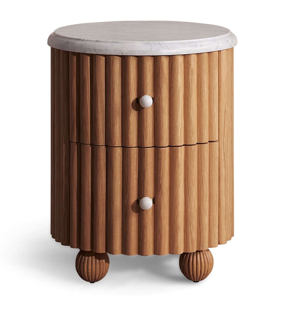 Soho Home Carlisle Bedside Table Natural