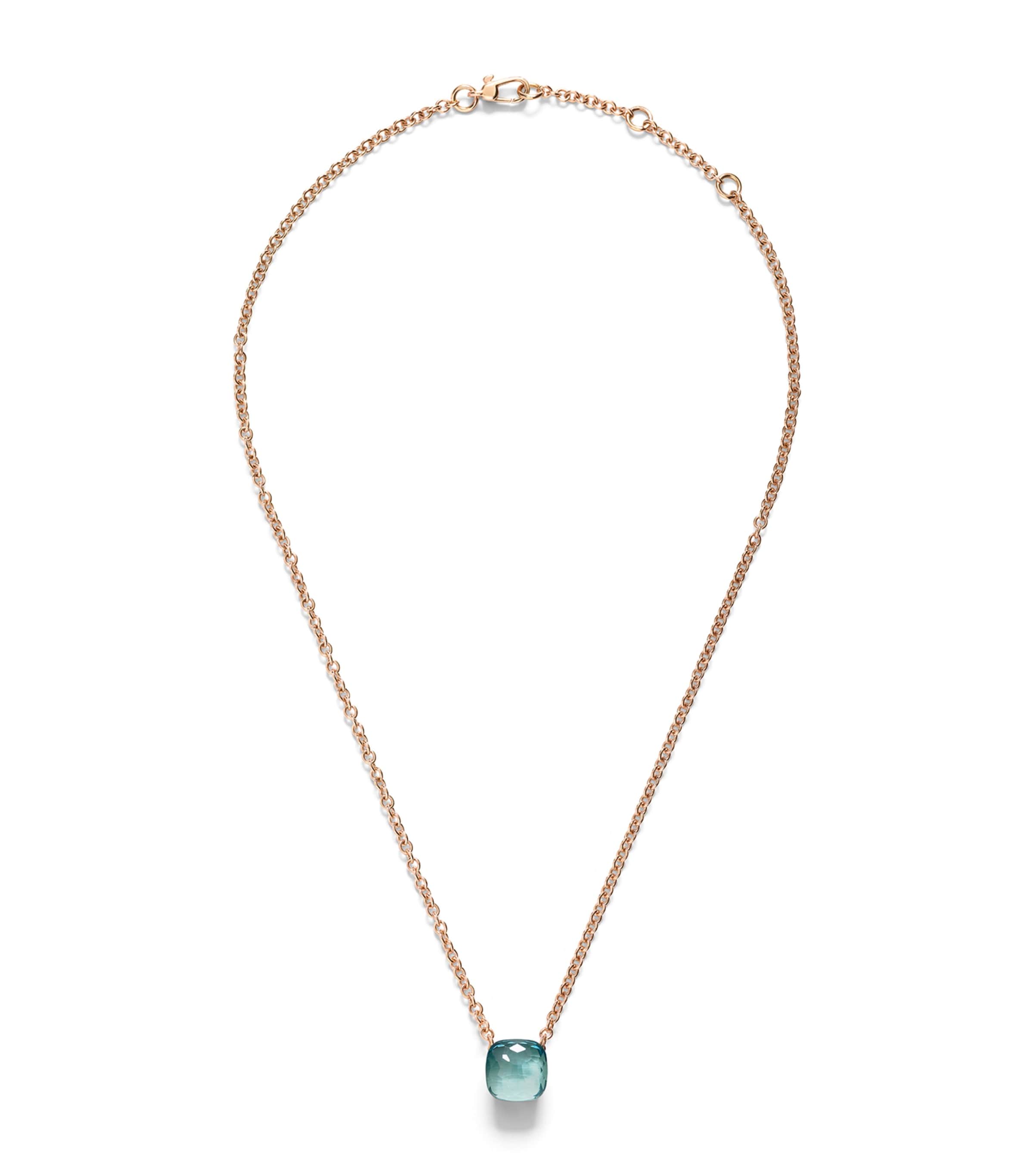 Pomellato Rose Gold Nudo Pendant Necklace