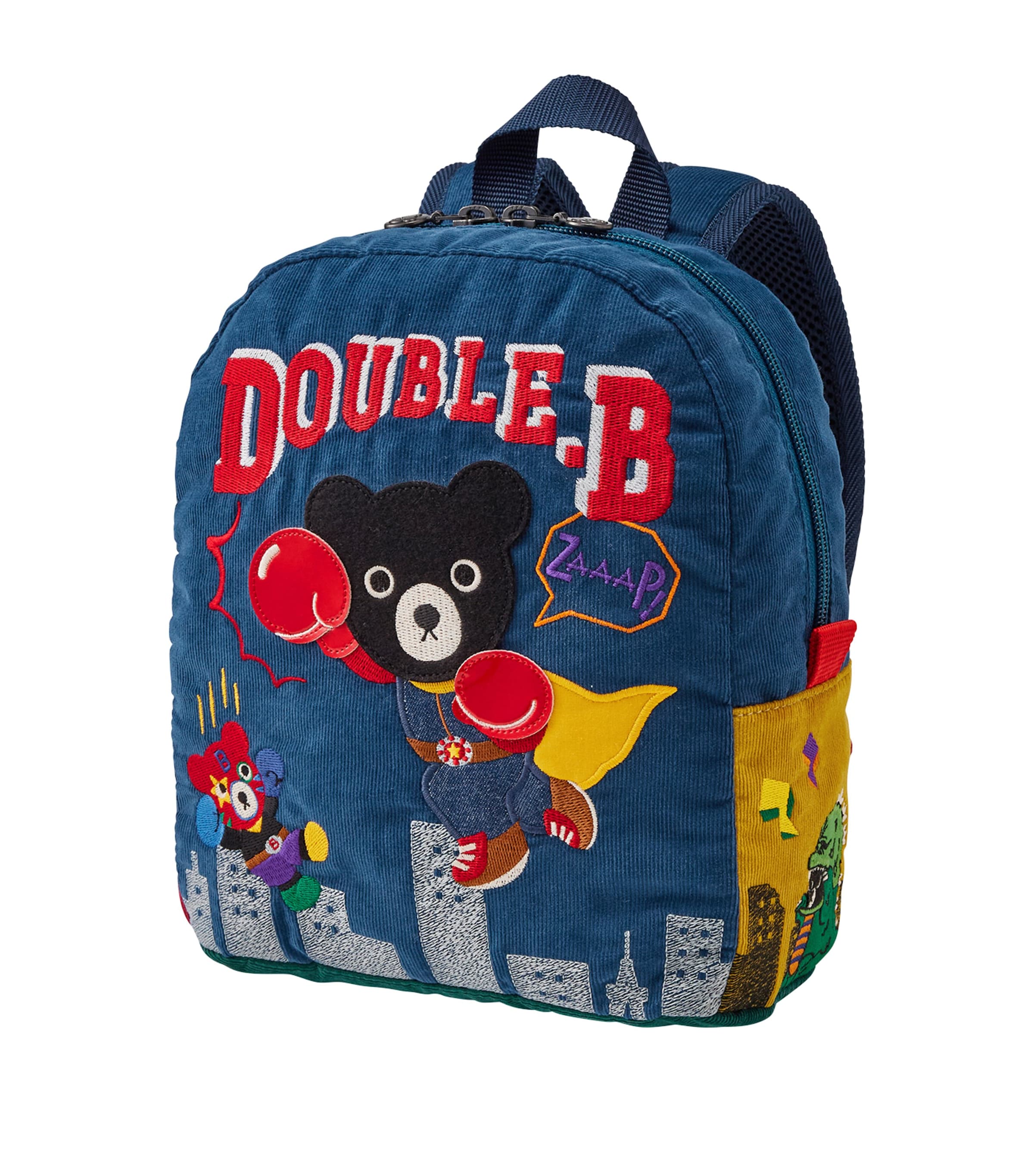 Miki House Corduroy Double B Backpack