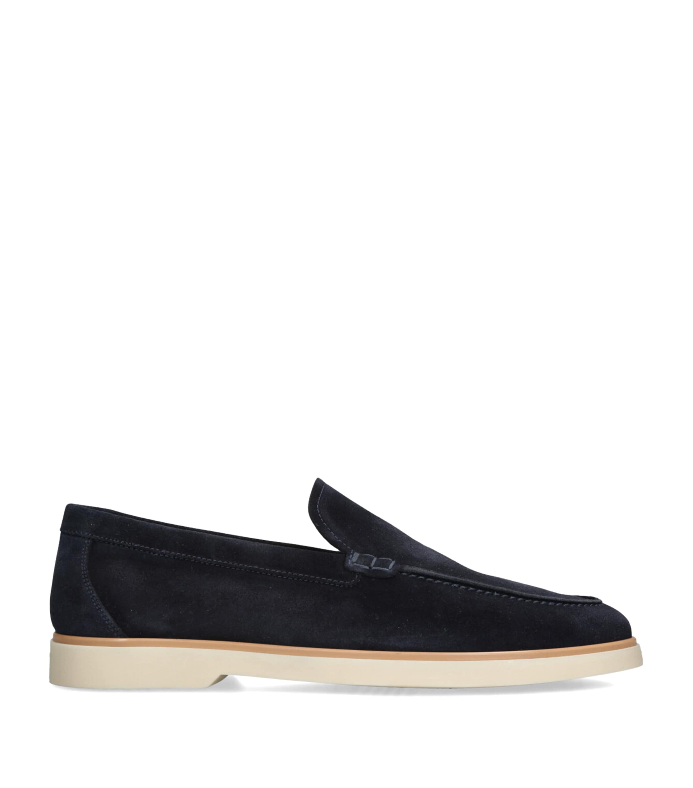 Santoni Suede Carla Loafers | Harrods US