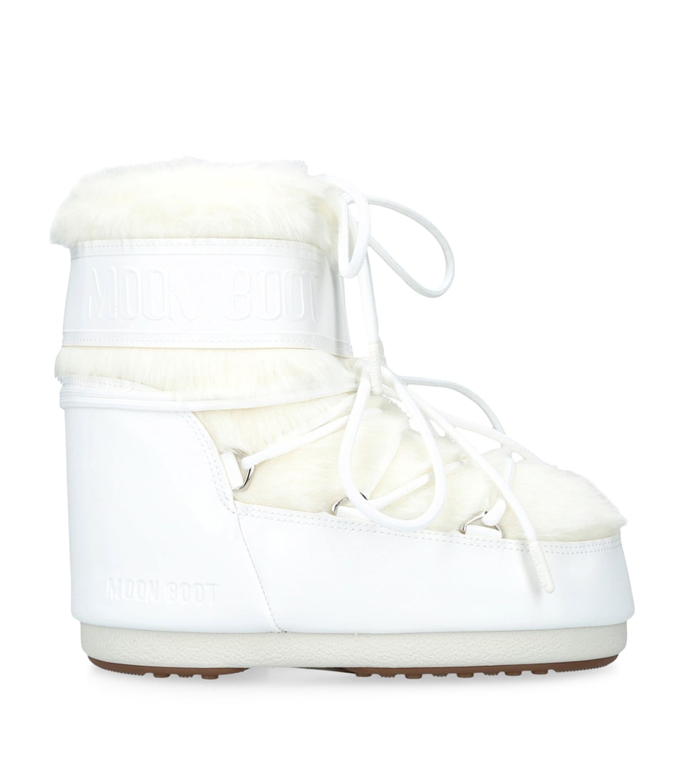 Moon Boot Womens Icon Low Ankle Boots White