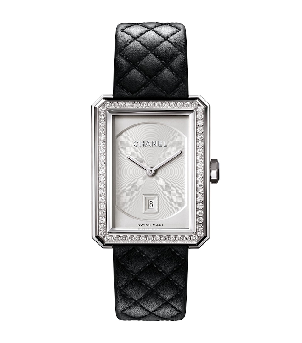 Medium Steel and Diamond BOY·FRIEND Watch 26.7mm