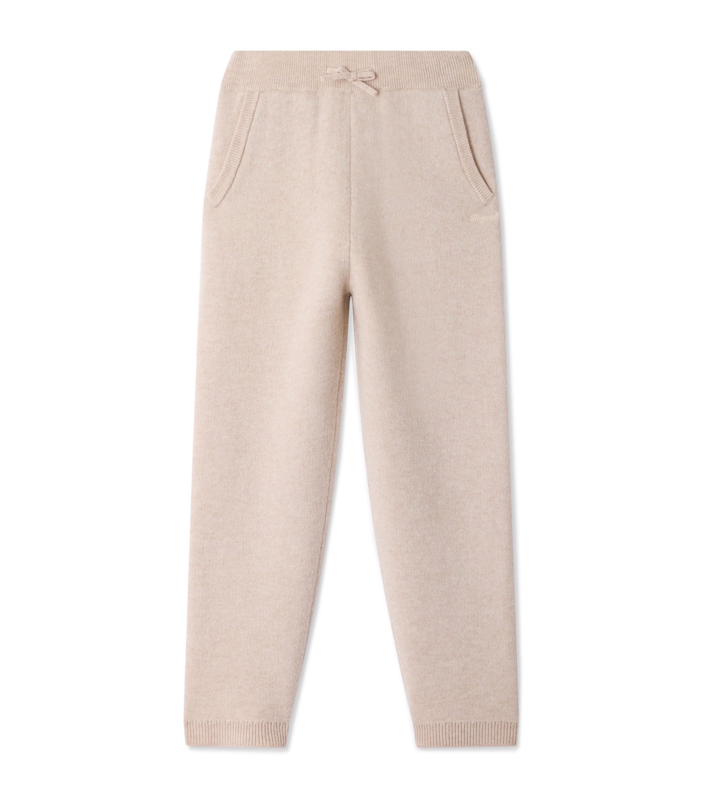 Bonpoint Wool-Blend Sweatpants (4-8 Years) Beige