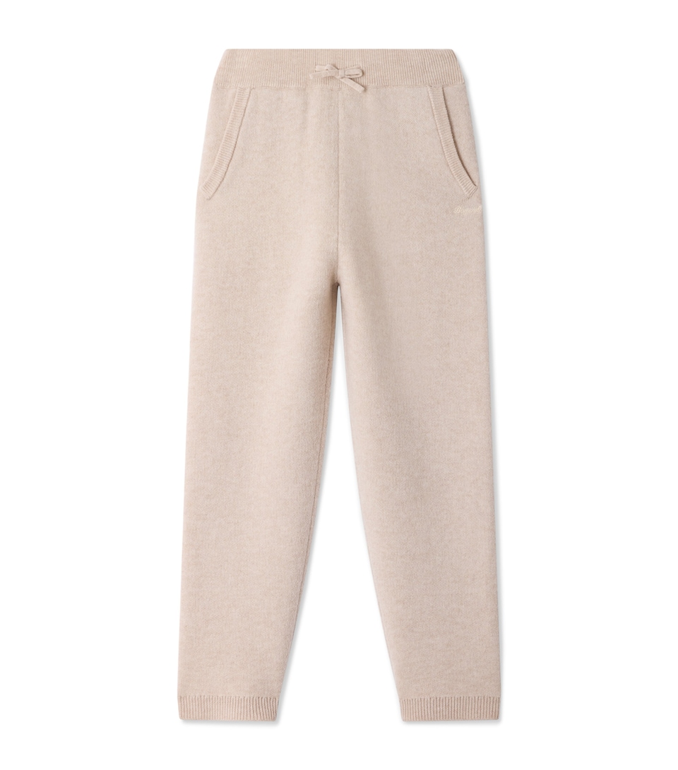Bonpoint Wool-Blend Sweatpants (4-8 Years) Beige