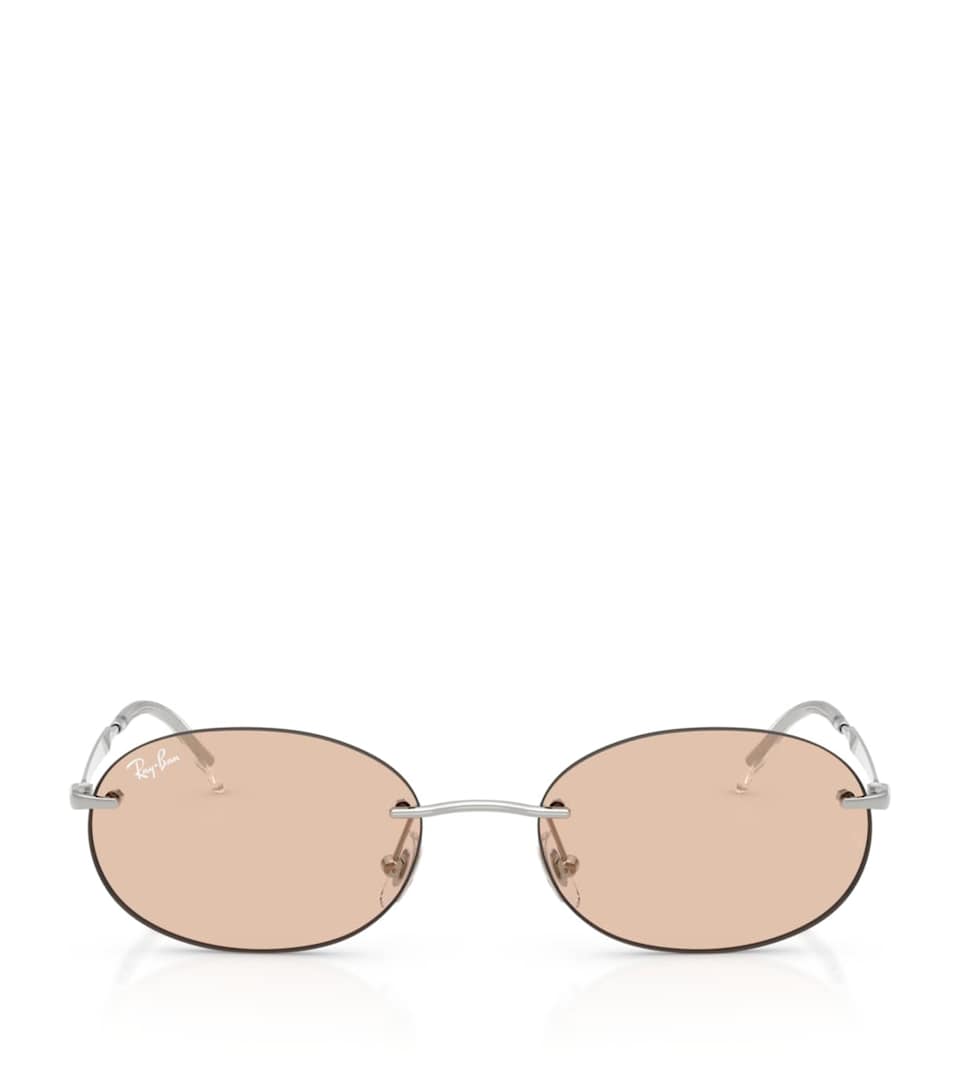 RB3767 Metal Oval Sunglasses