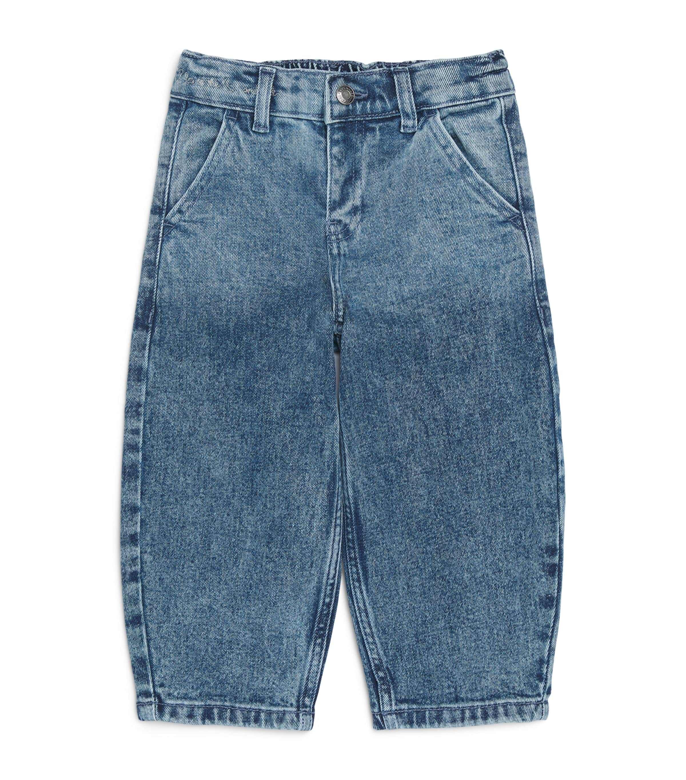 Copenhagen Colors Balloon-Fit Heart Jeans (2-12 Years) Block Spray