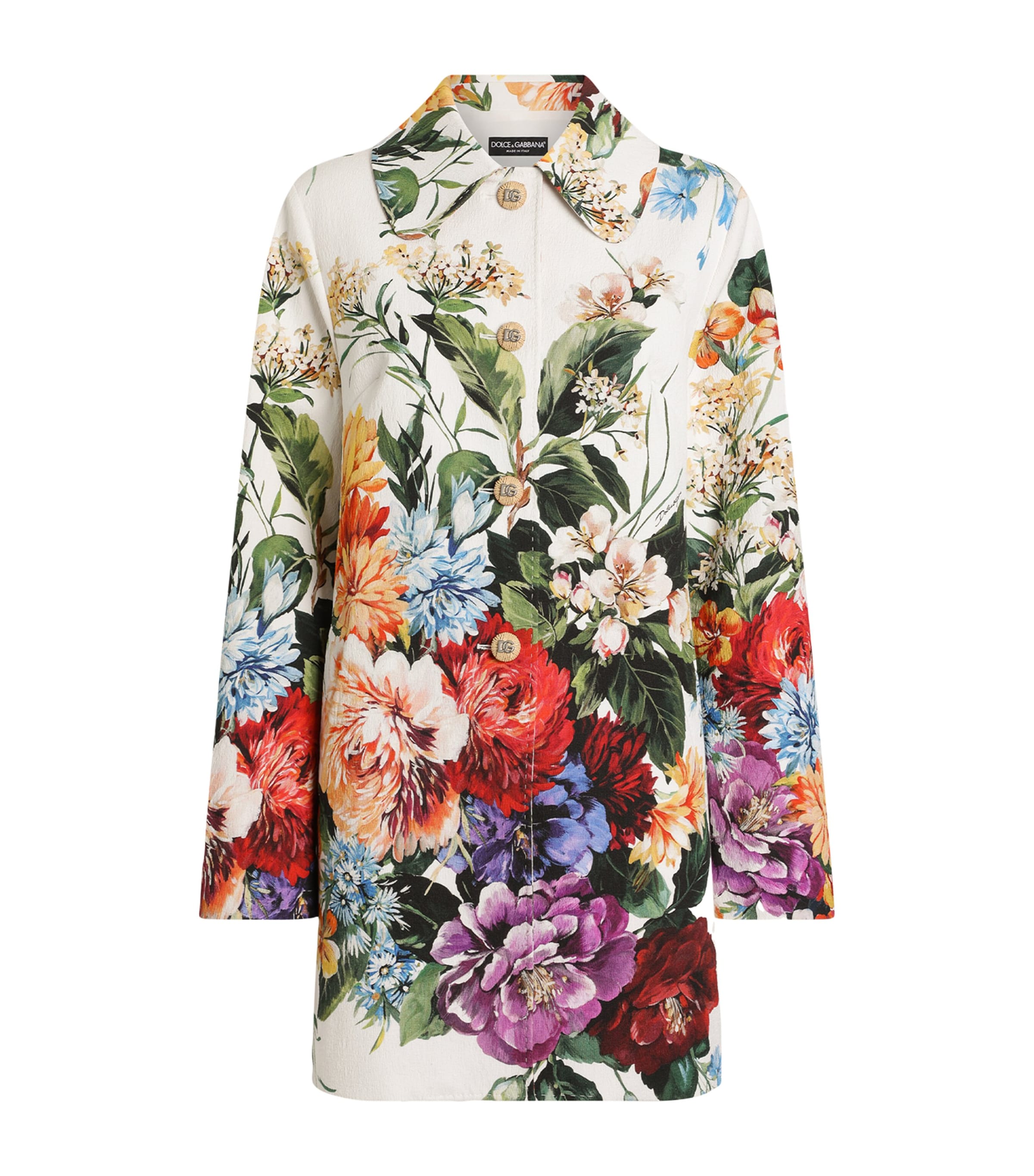 Floral Print Shirt Dress