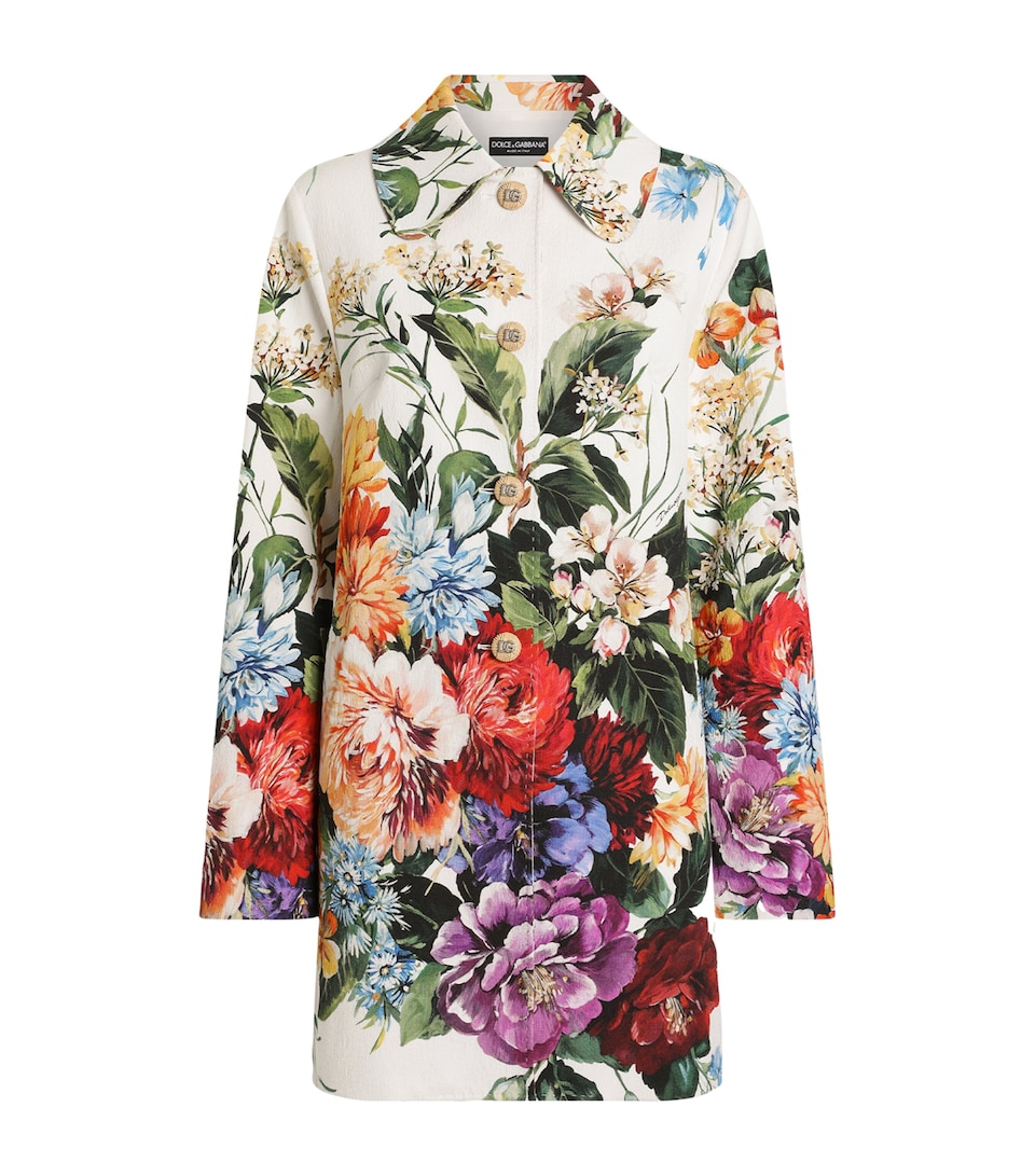Floral Print Shirt Dress