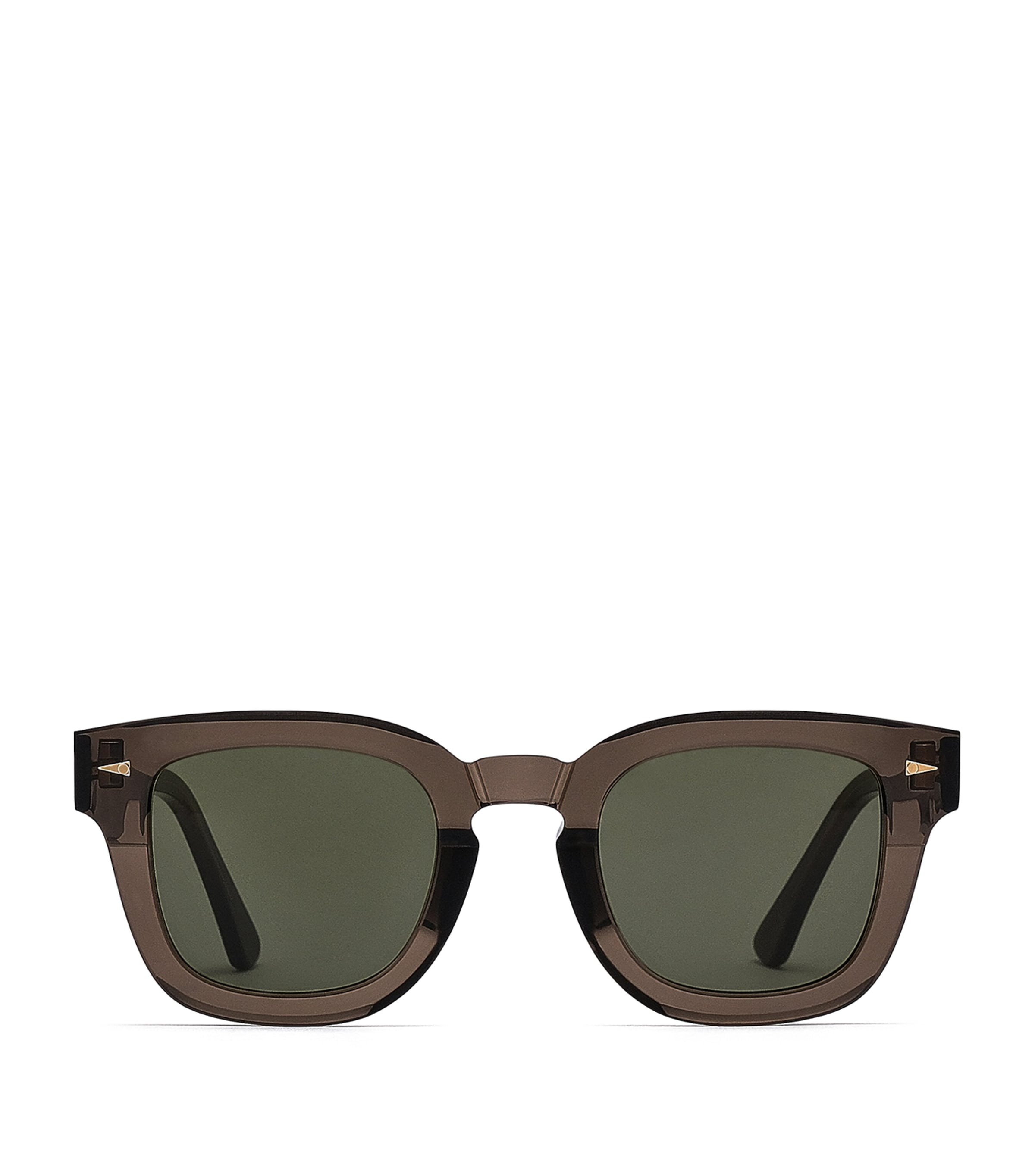 Ahlem Acetate Dragon D-Frame Sunglasses Forestlgt/