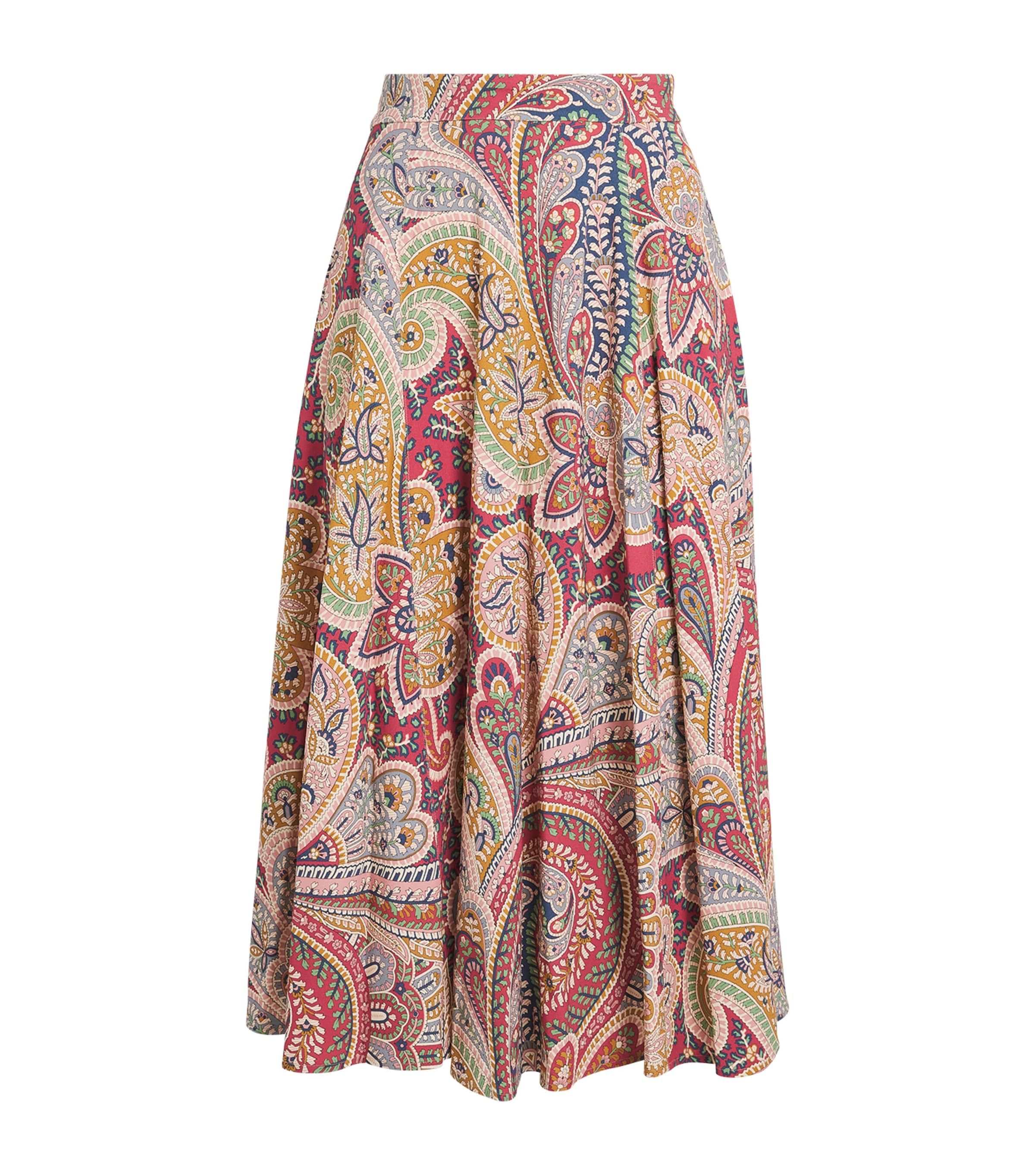 スカート ETRO FW25 Etro Midi Skirt (WRFA0058 99SASO9 X0804) Etro Midi Skirt - White - Women | WRFA005899SASO9X0804