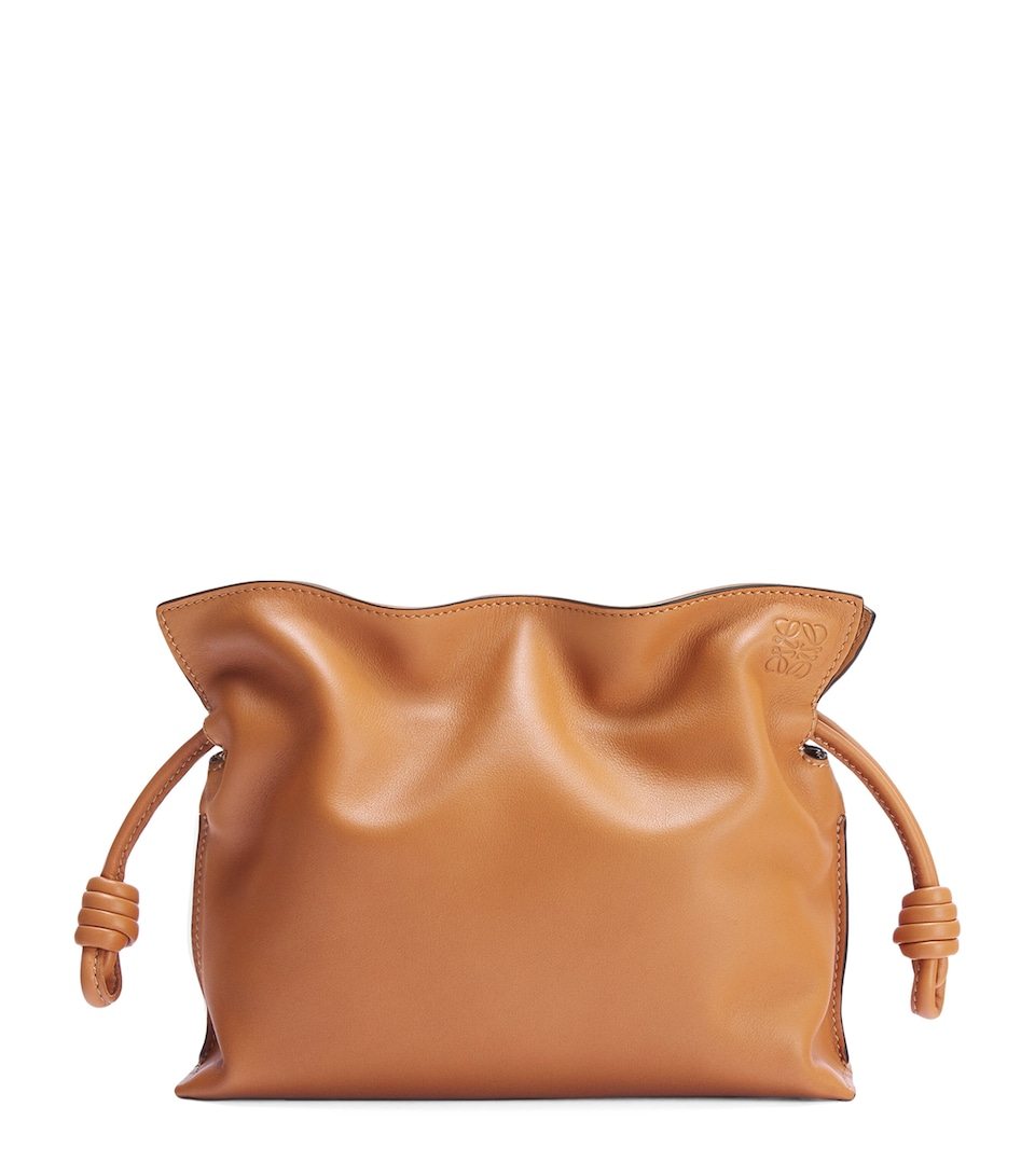 LOEWE Mini Leather Flamenco Purse Warm Desert
